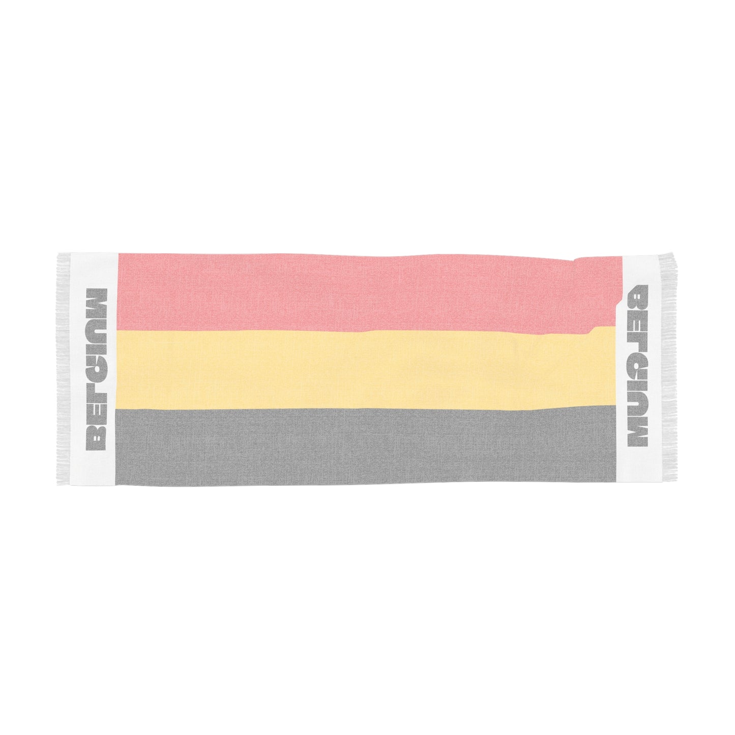 Belgium Soccer Scarf - Belgium Football Supporter Scarf with Flag (2026)