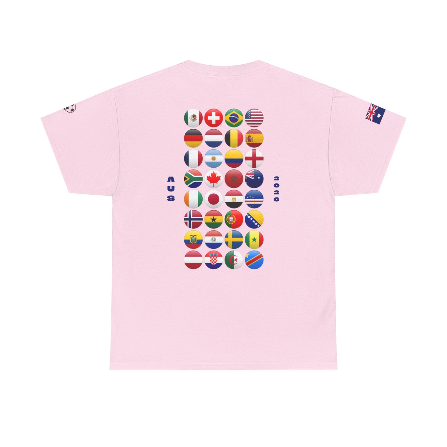 Australia Football T-Shirt - Unisex Australia Soccer Fan Tee with Flag (2026)