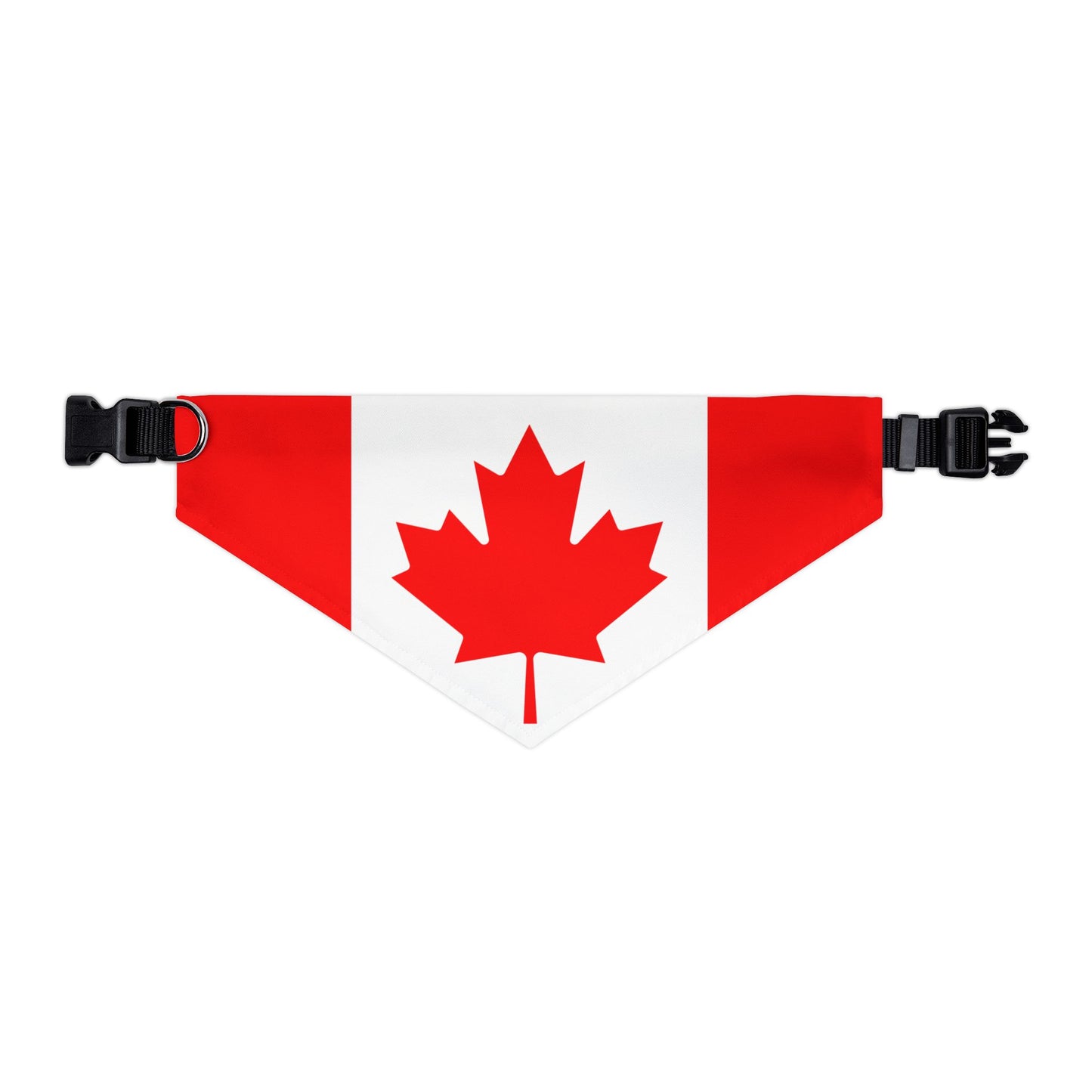 Canada Soccer Dog Bandana — Canadian Flag Snap-On Pet Bandana, Fan Gear