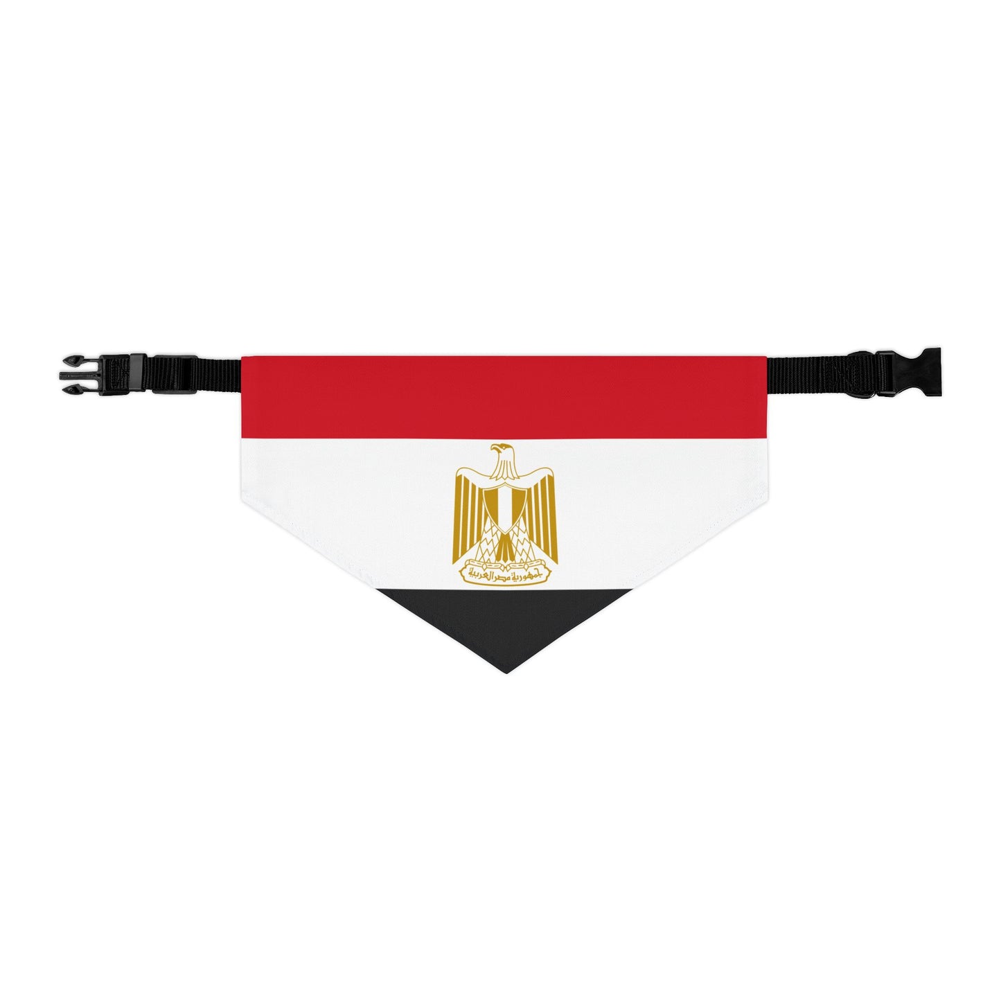 Egypt Soccer Dog Bandana — Egyptian Flag Snap-On Pet Bandana, Fan Gear