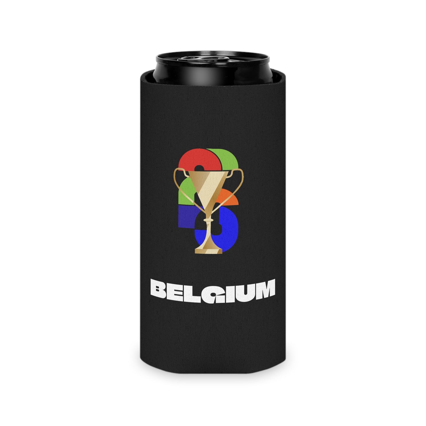 Belgium Soccer Can Cooler - Belgium Football Fan Koozie for Game Day (2026)