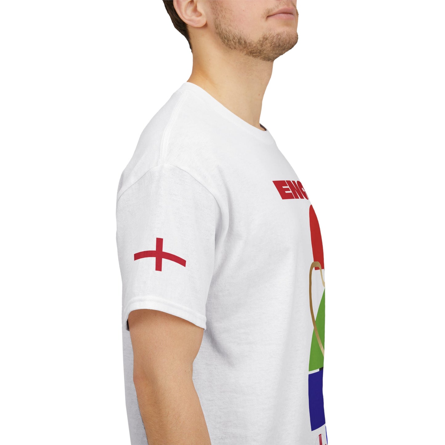 England Football T-Shirt - Unisex England Soccer Fan Tee with Flag (2026)