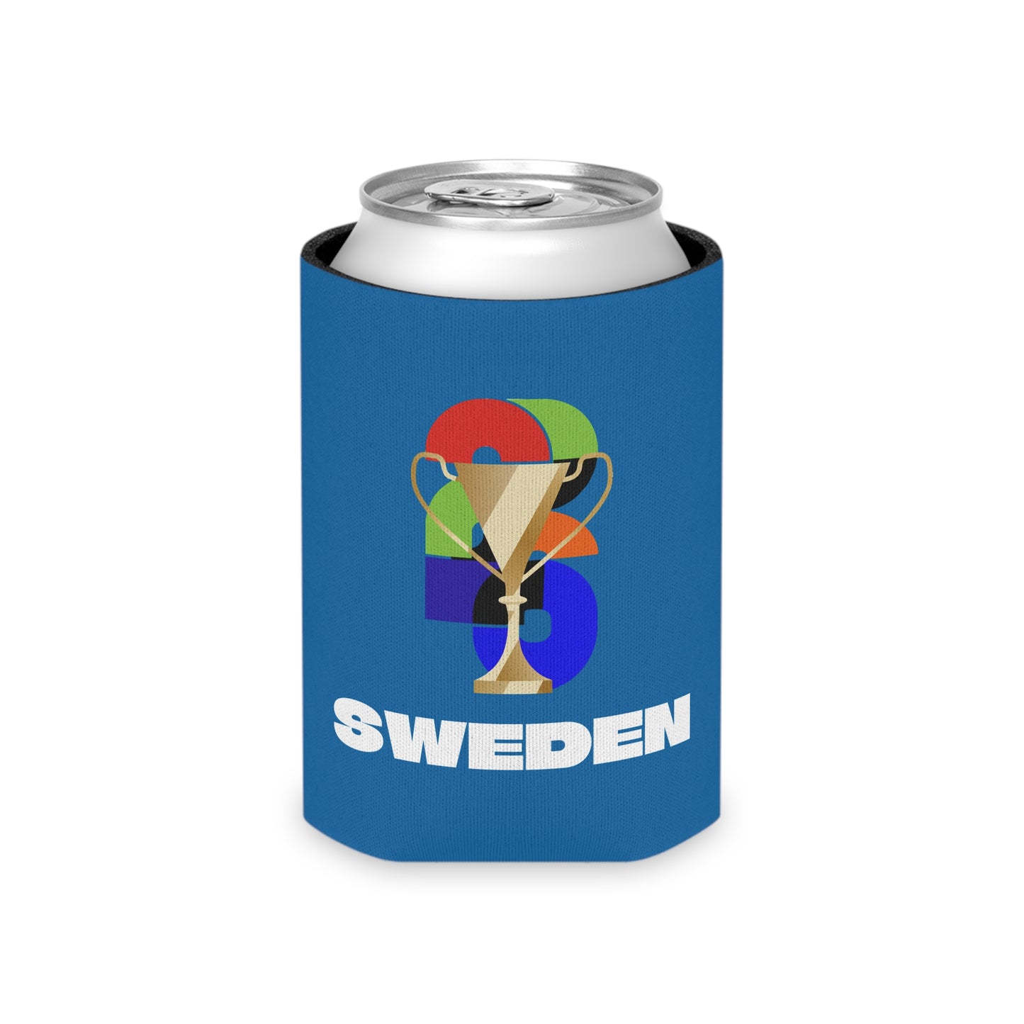 Sweden Soccer Can Cooler - Sweden Football Fan Koozie for Game Day (2026)