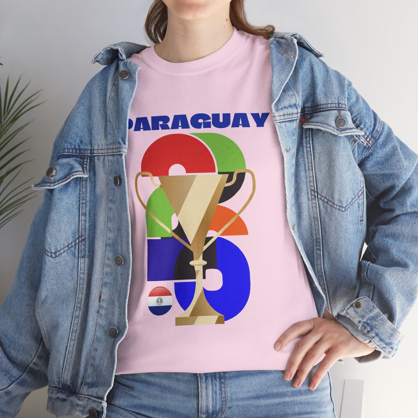 Paraguay Football T-Shirt - Unisex Paraguay Soccer Fan Tee with Flag (2026)