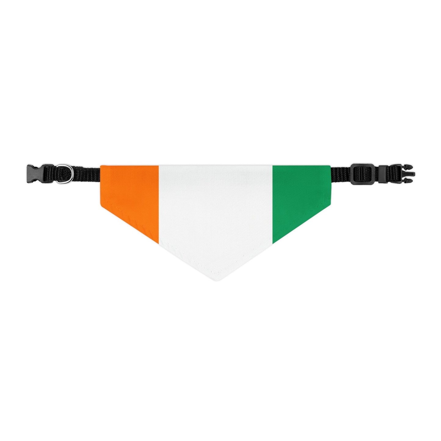Ivory Coast Soccer Dog Bandana — Ivorian Flag Snap-On Pet Bandana, Fan Gear