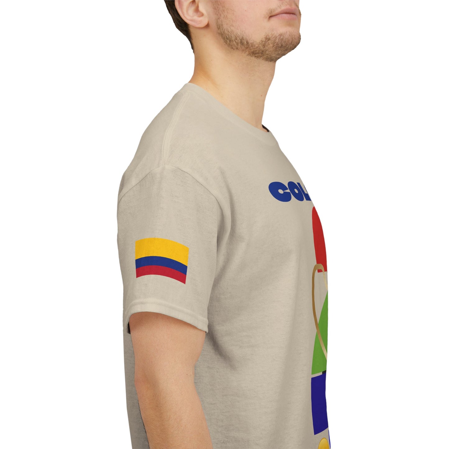 Colombia Football T-Shirt - Unisex Colombia Soccer Fan Tee with Flag (2026)