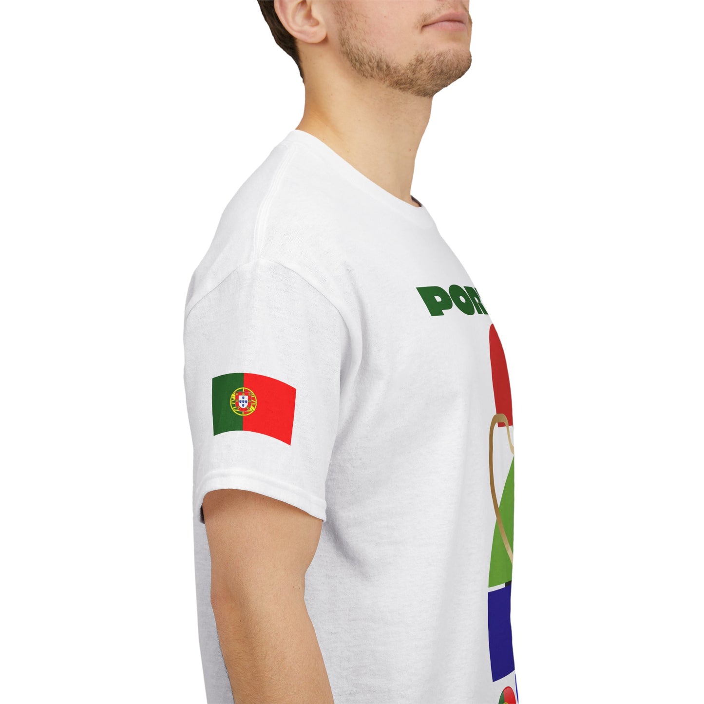 Portugal Football T-Shirt - Unisex Portugal Soccer Fan Tee with Flag (2026)