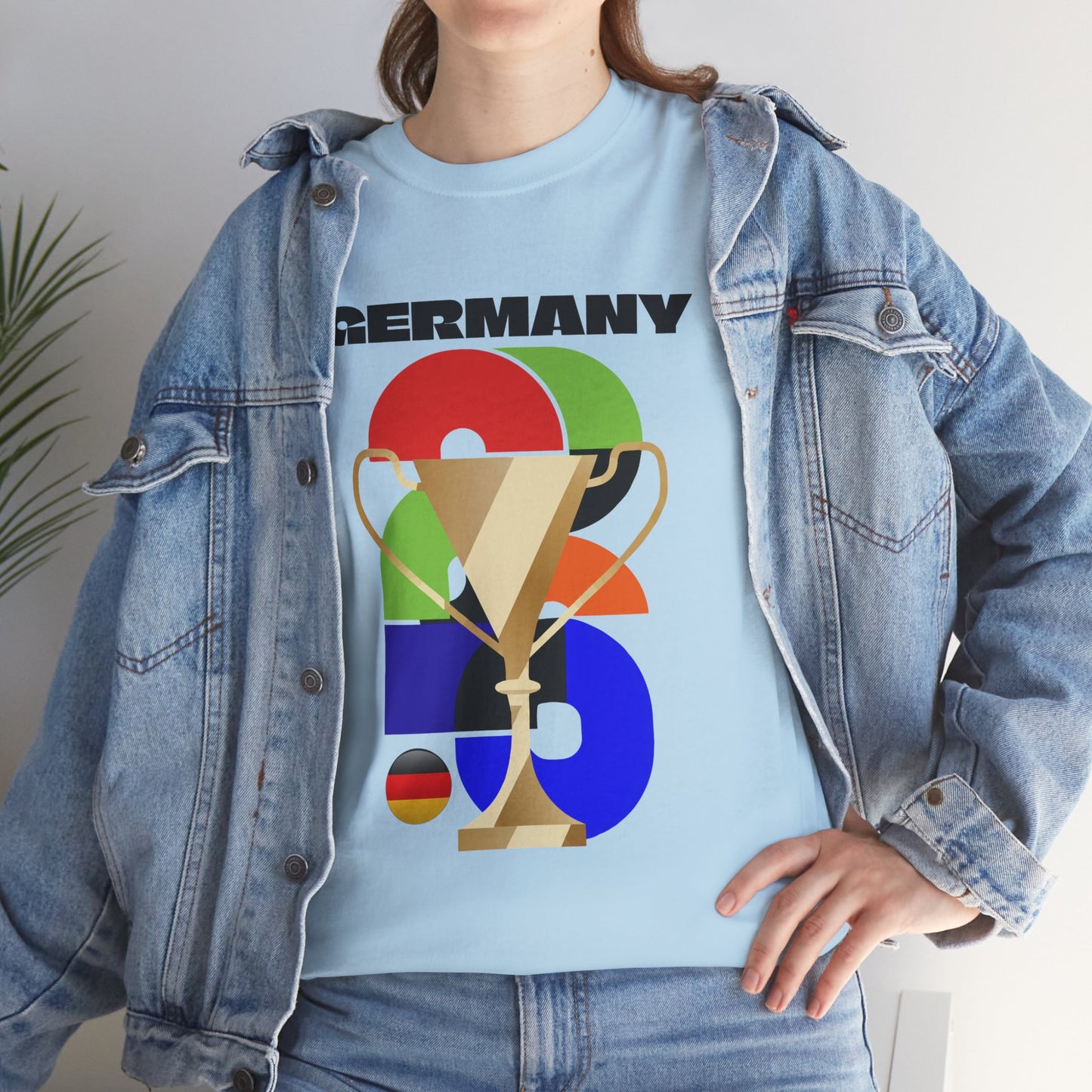 Germany Football T-Shirt - Unisex Germany Soccer Fan Tee with Flag (2026)