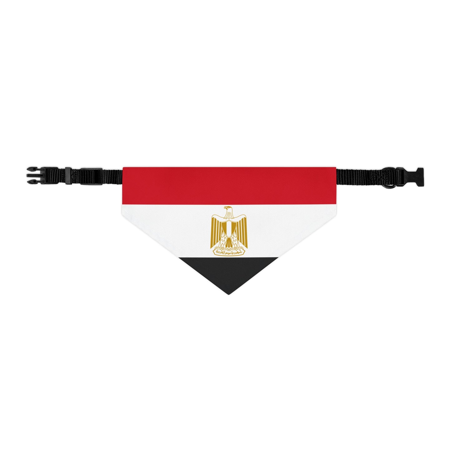 Egypt Soccer Dog Bandana — Egyptian Flag Snap-On Pet Bandana, Fan Gear