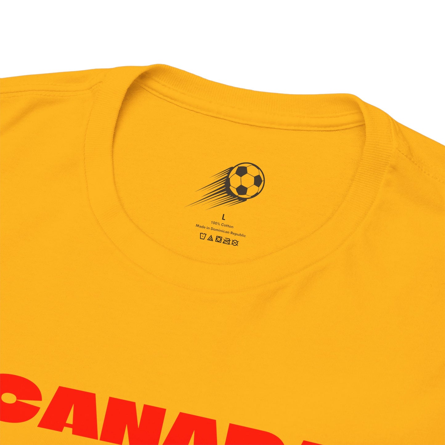 Canada Football T-Shirt - Unisex Canada Soccer Fan Tee with Flag (2026)