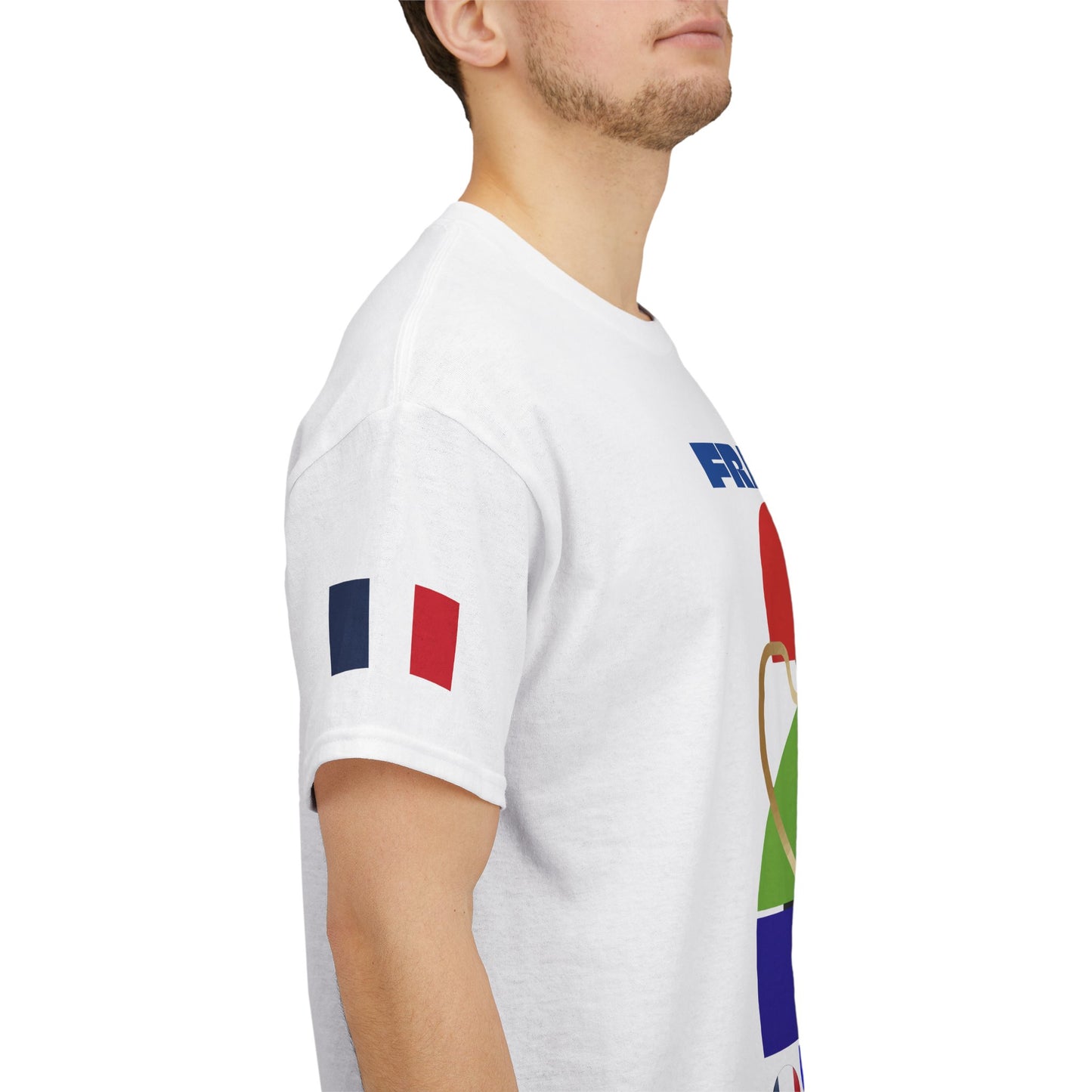 France Football T-Shirt - Unisex France Soccer Fan Tee with Flag (2026)