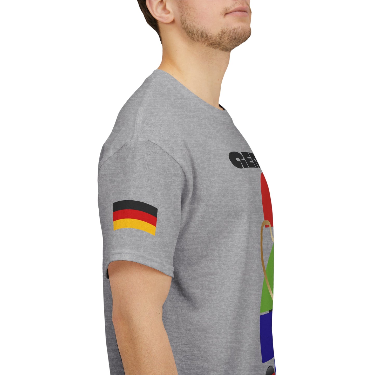 Germany Football T-Shirt - Unisex Germany Soccer Fan Tee with Flag (2026)