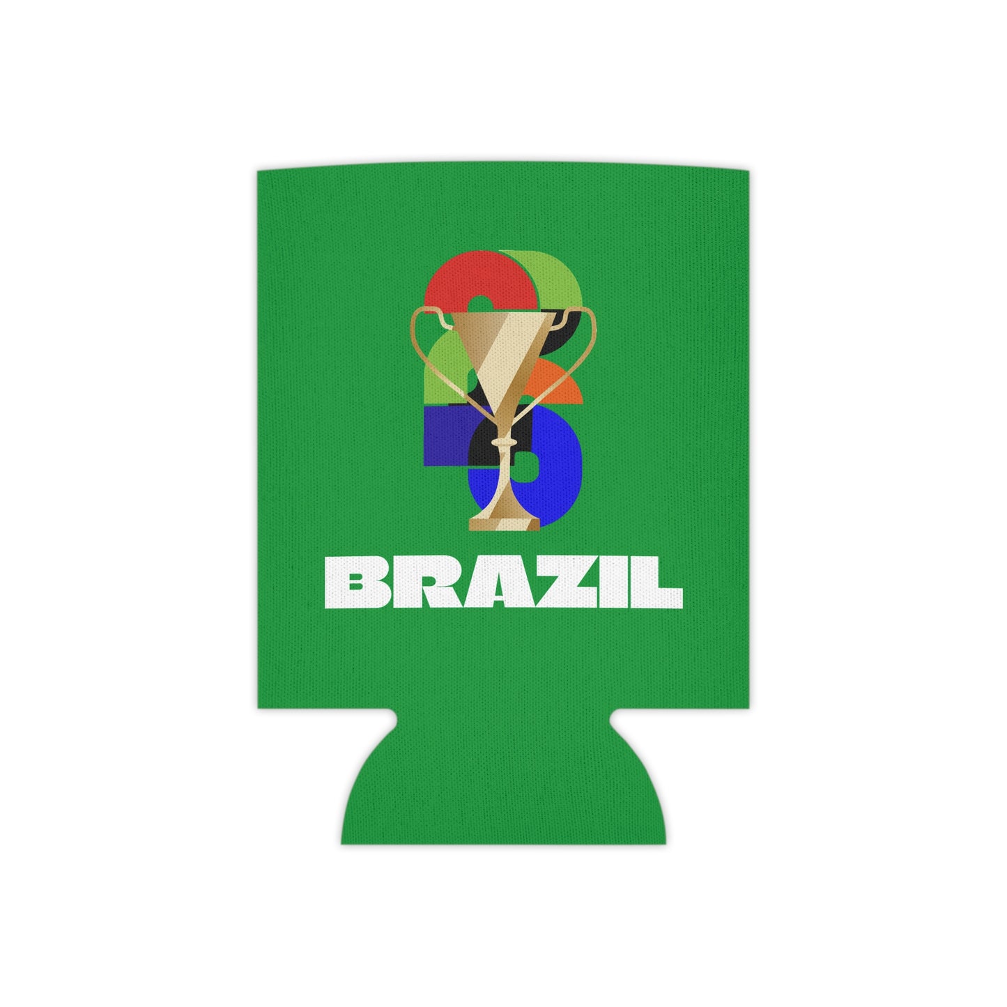 Brazil Soccer Can Cooler - Brazil Football Fan Koozie for Game Day (2026)