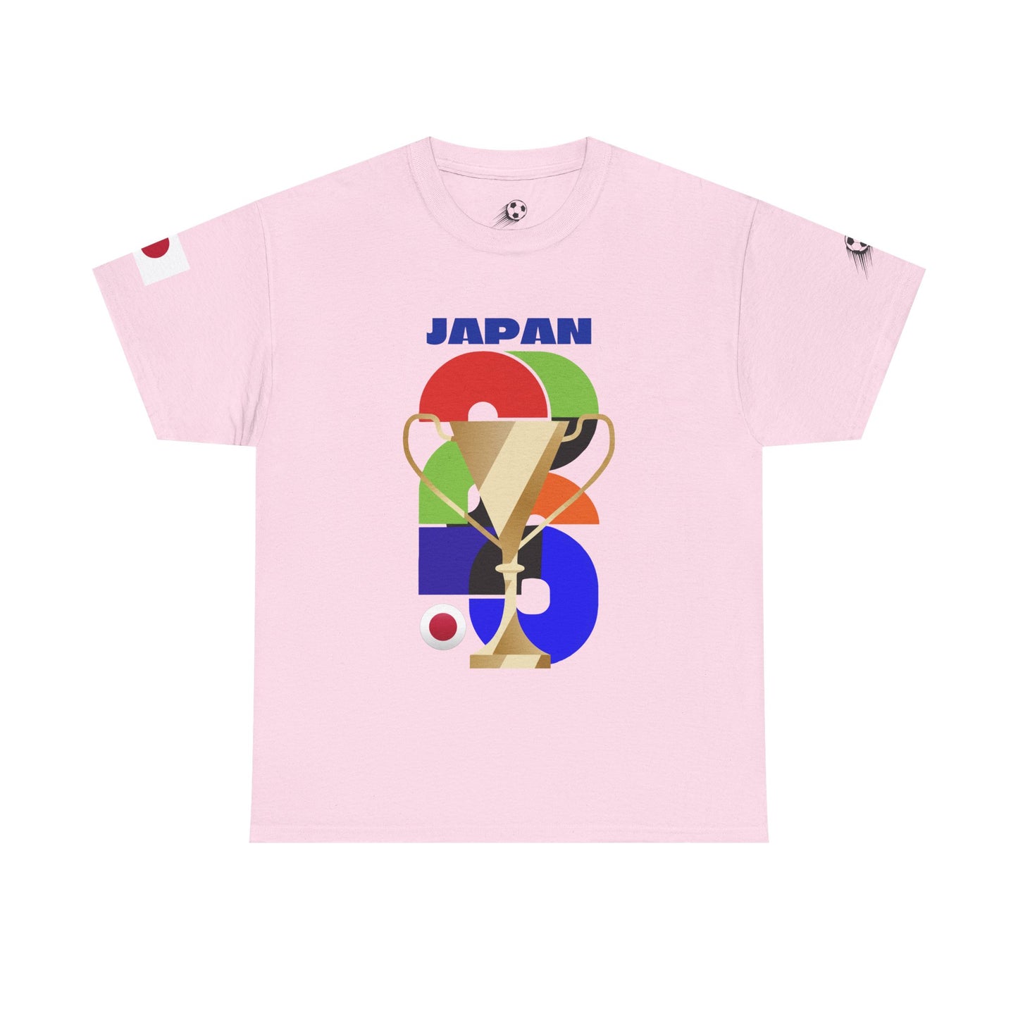 Japan Football T-Shirt - Unisex Japan Soccer Fan Tee with Flag (2026)