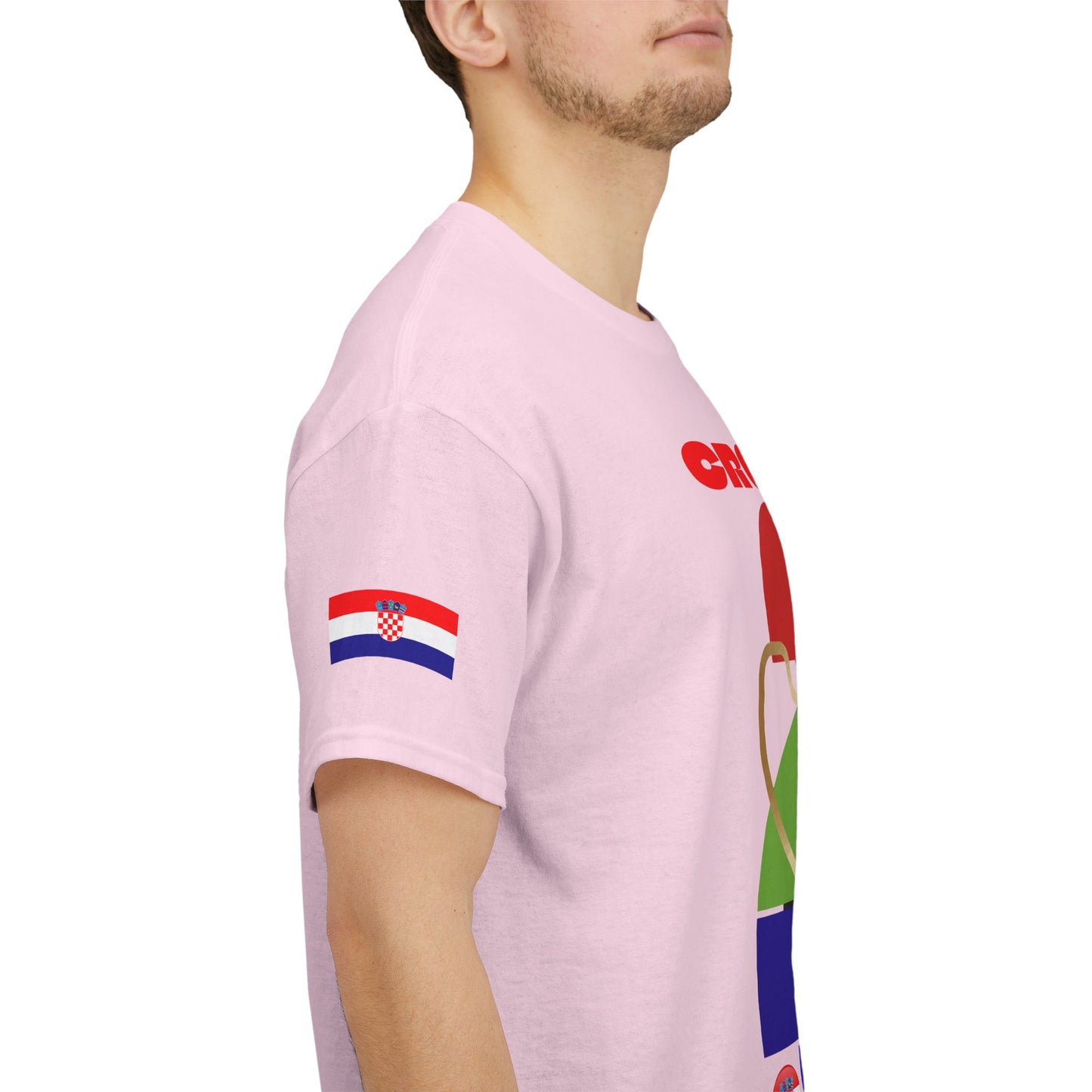 Croatia Football T-Shirt - Unisex Croatia Soccer Fan Tee with Flag (2026)