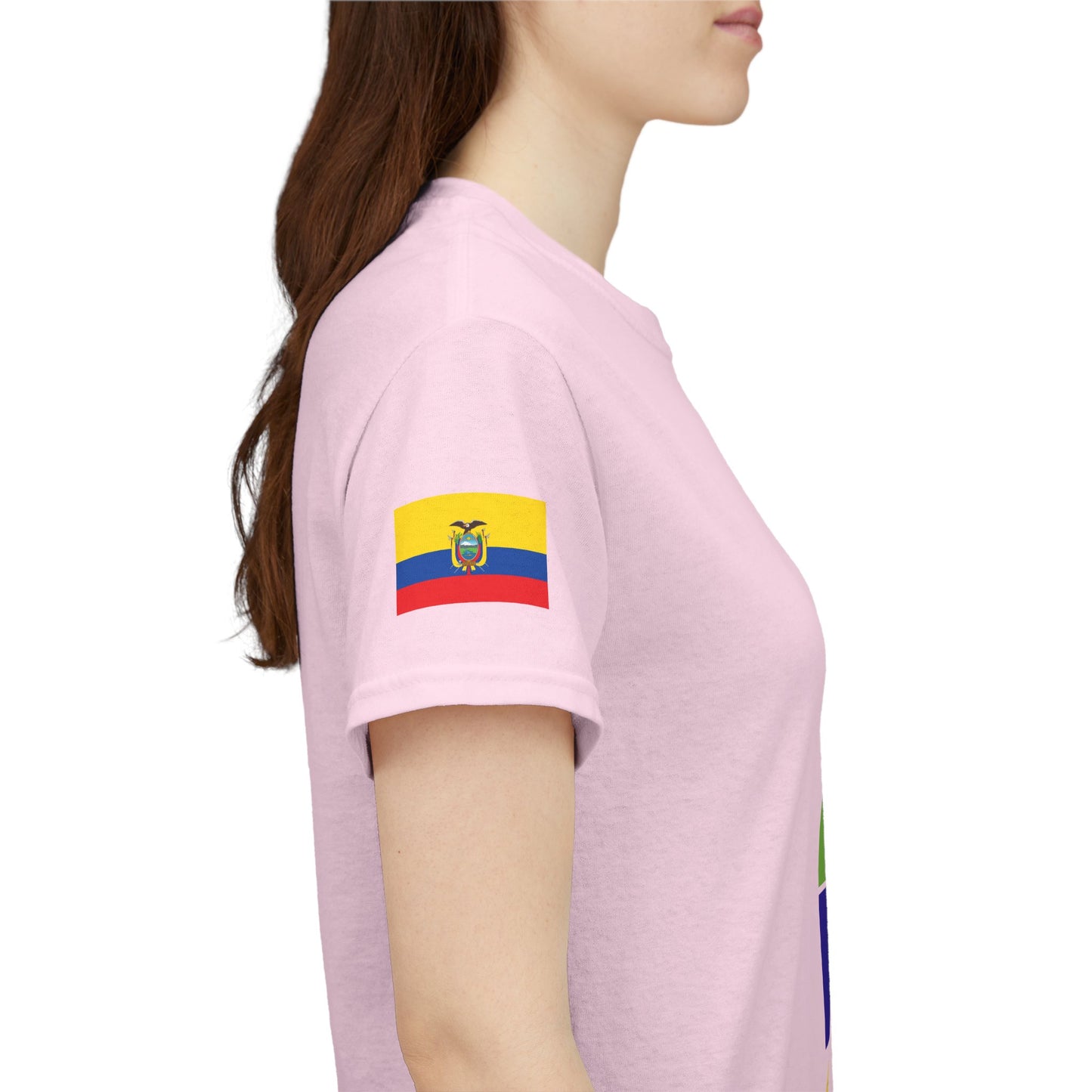 Ecuador Football T-Shirt - Unisex Ecuador Soccer Fan Tee with Flag (2026)