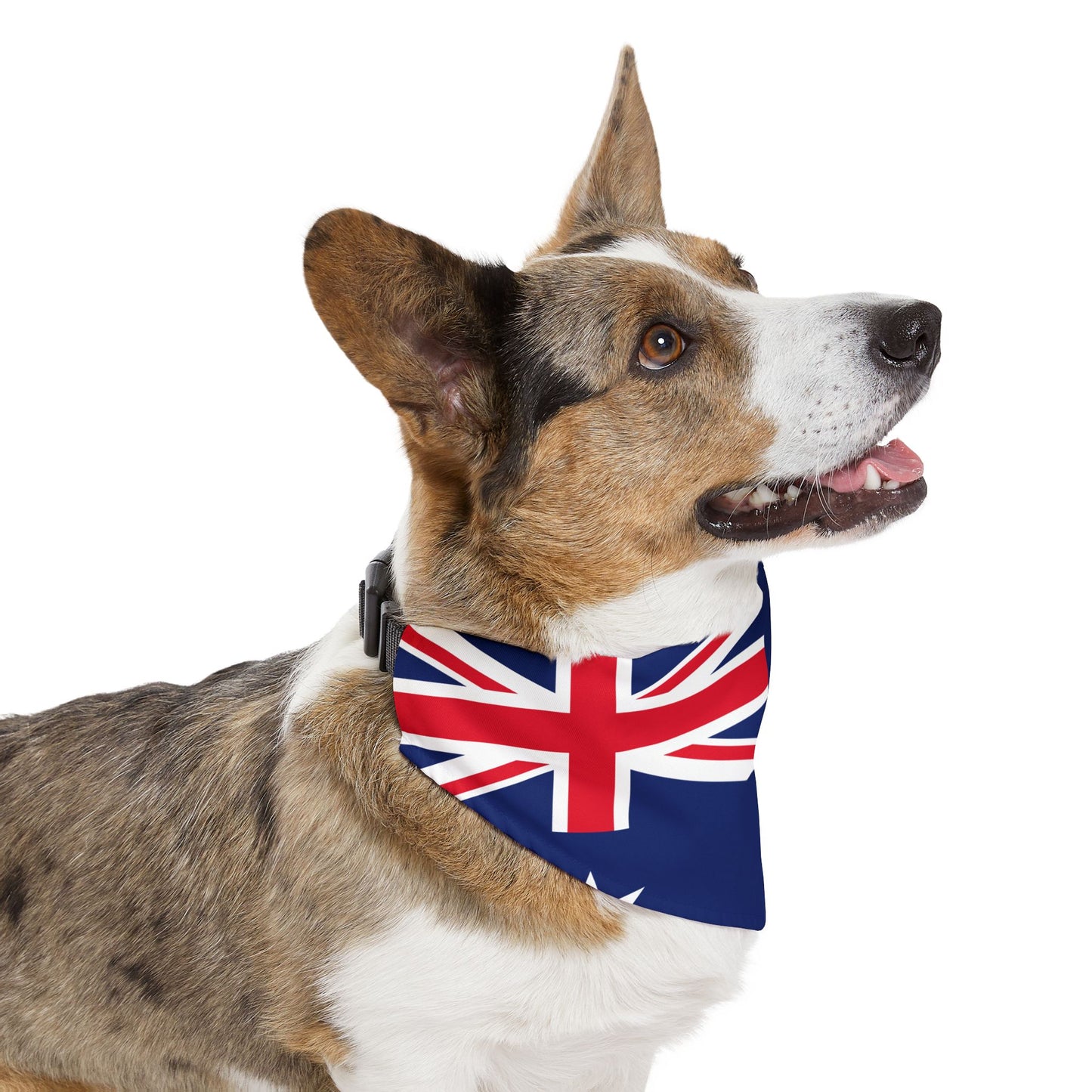 Australia Soccer Dog Bandana — Australian Flag Snap-On Pet Bandana, Fan Gear
