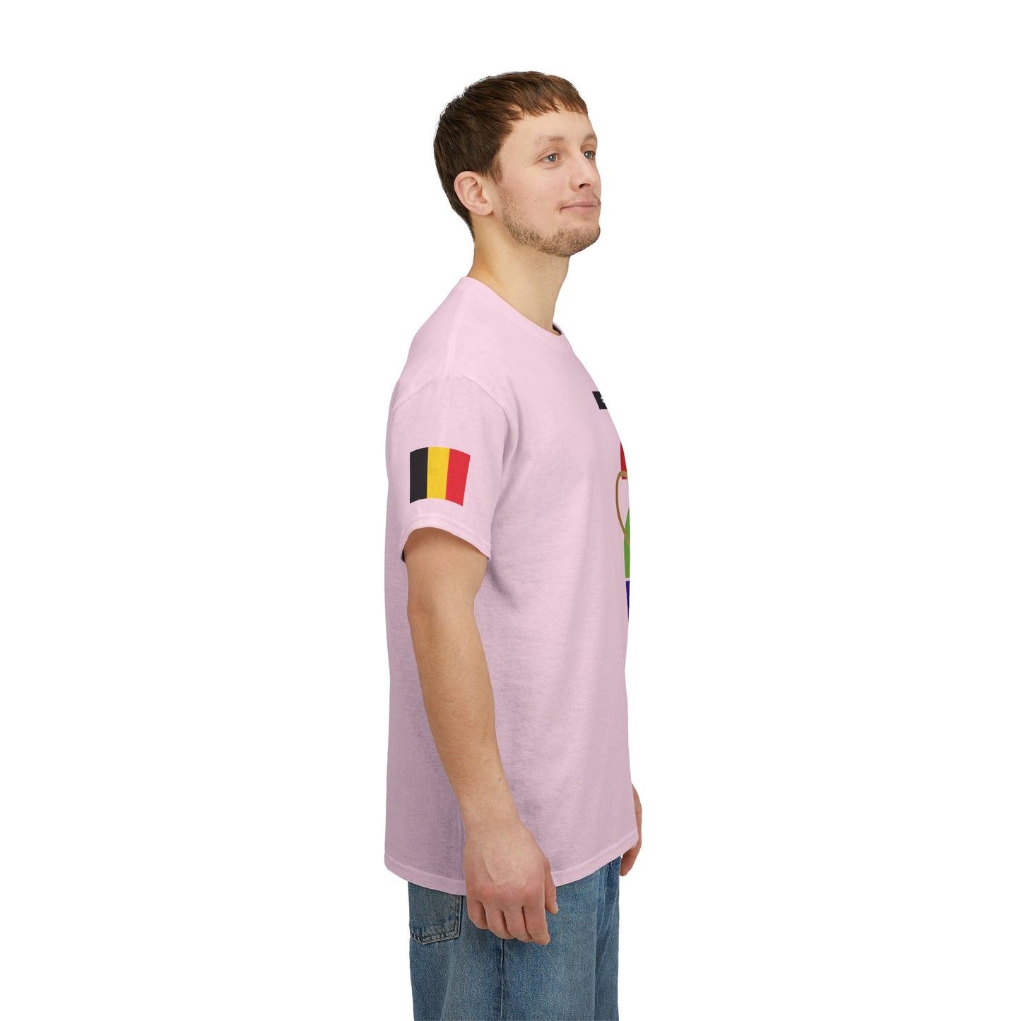 Belgium Football T-Shirt - Unisex Belgium Soccer Fan Tee with Flag (2026)
