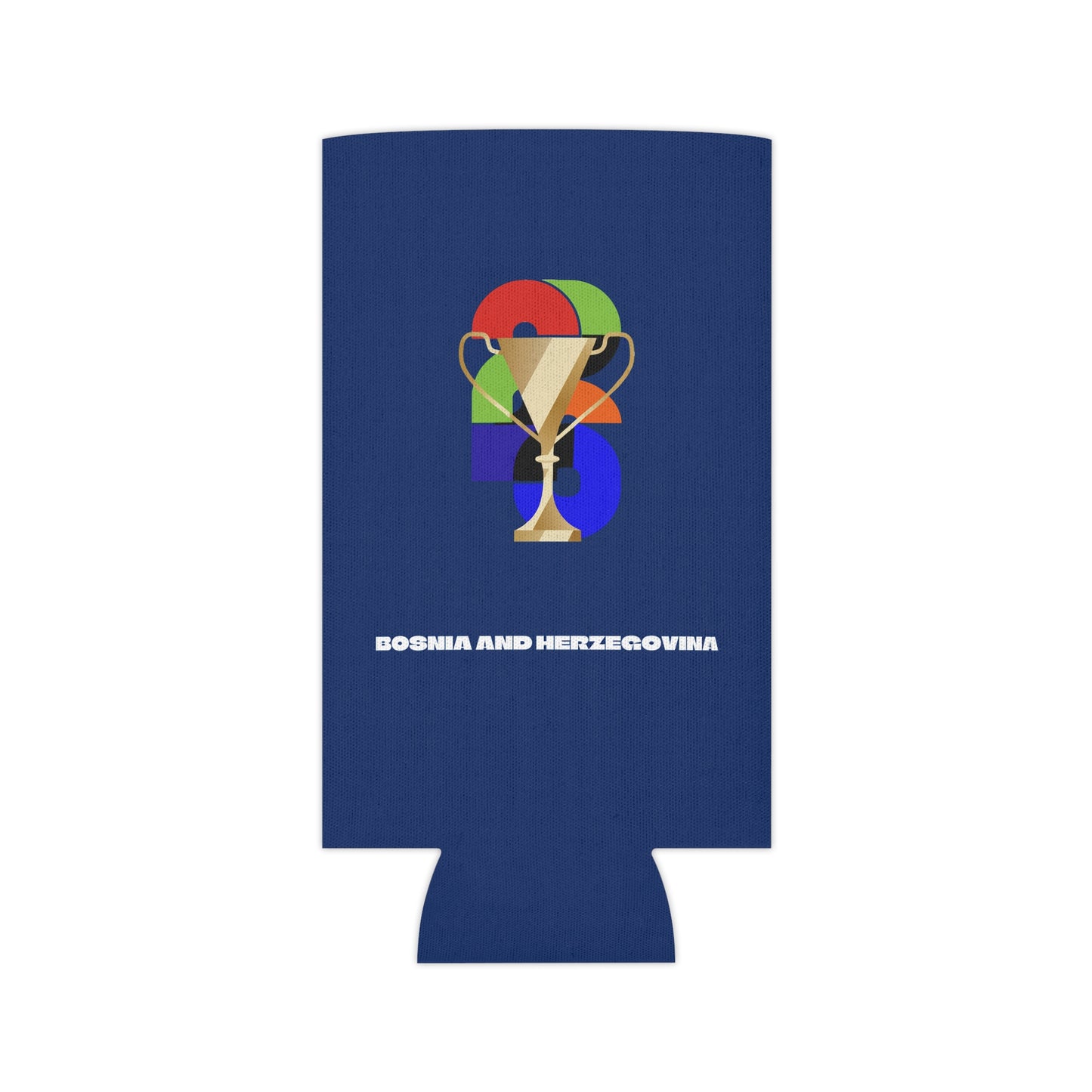 Bosnia and Herzegovina Soccer Can Cooler - Bosnia and Herzegovina Football Fan Koozie for Game Day (2026)