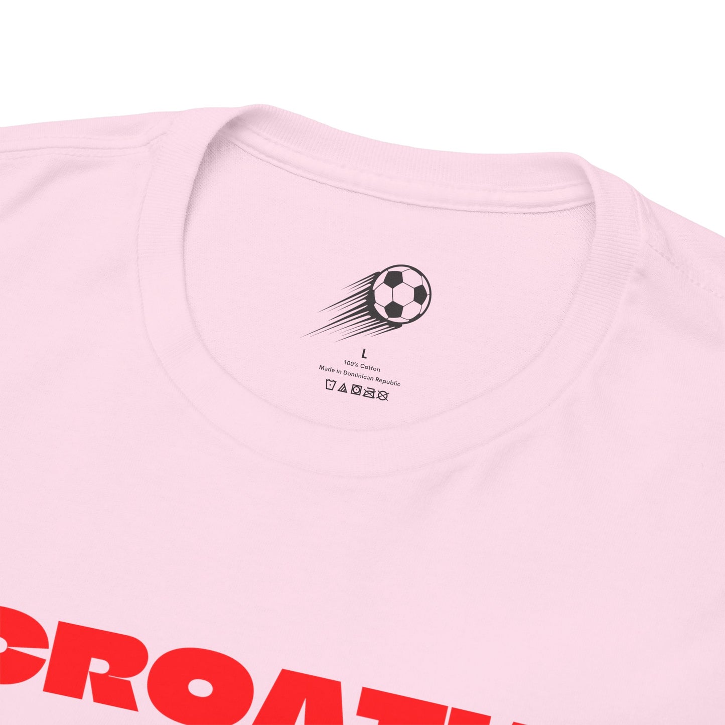Croatia Football T-Shirt - Unisex Croatia Soccer Fan Tee with Flag (2026)
