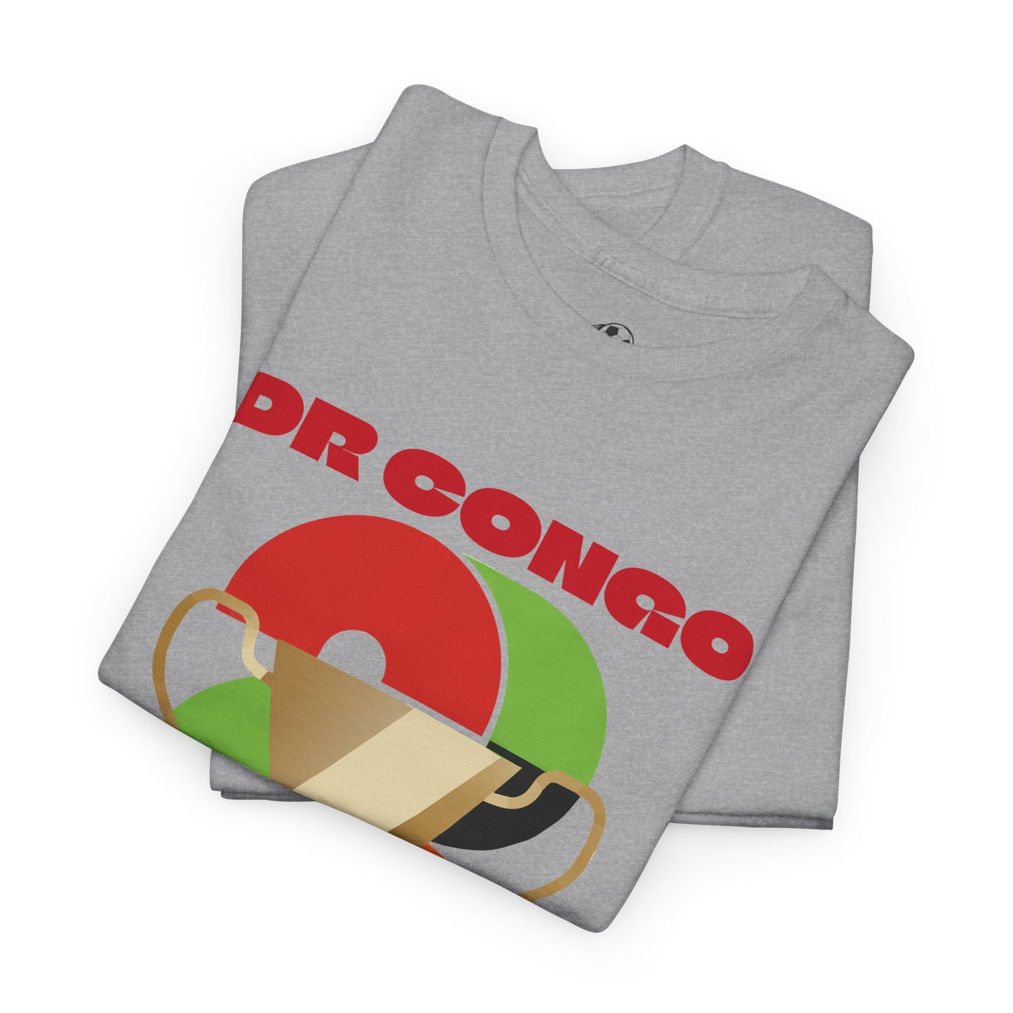 DR Congo Football T-Shirt - Unisex DR Congo Soccer Fan Tee with Flag (2026)