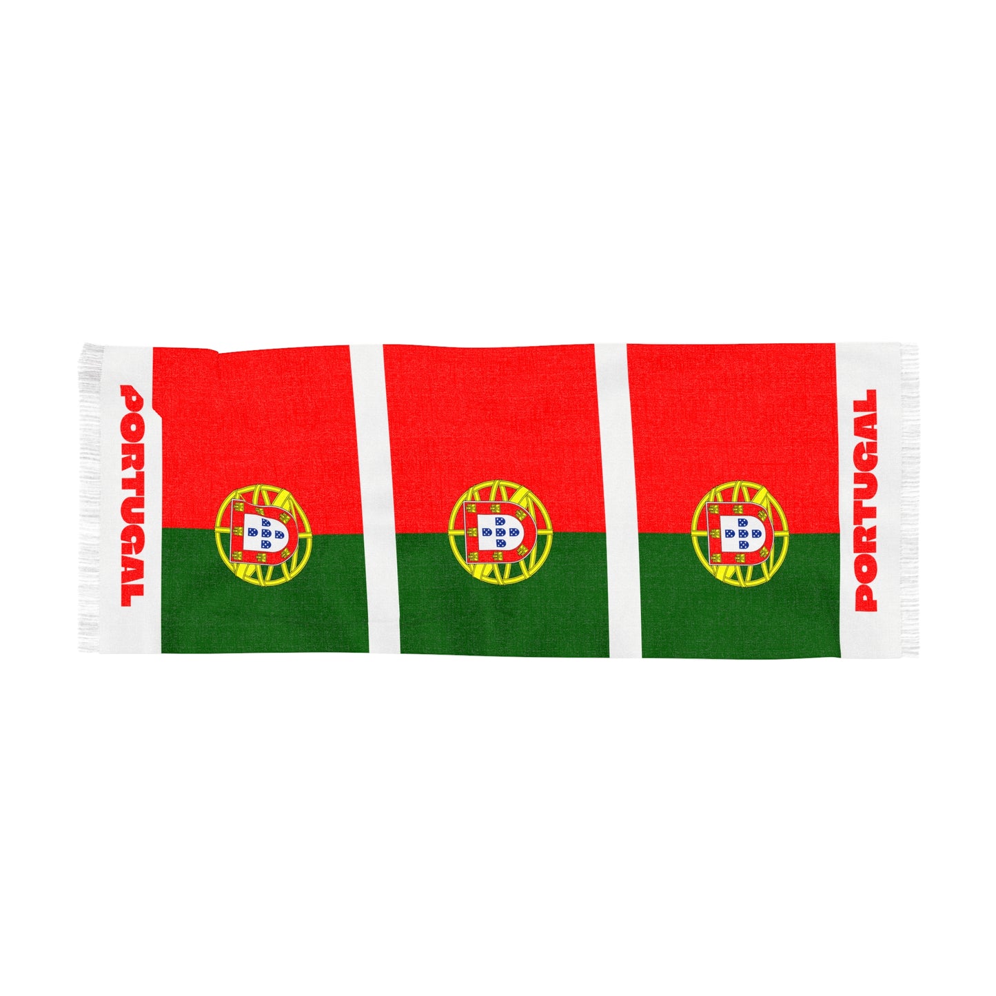 Portugal Soccer Scarf - Portugal Football Supporter Scarf with Flag (2026)