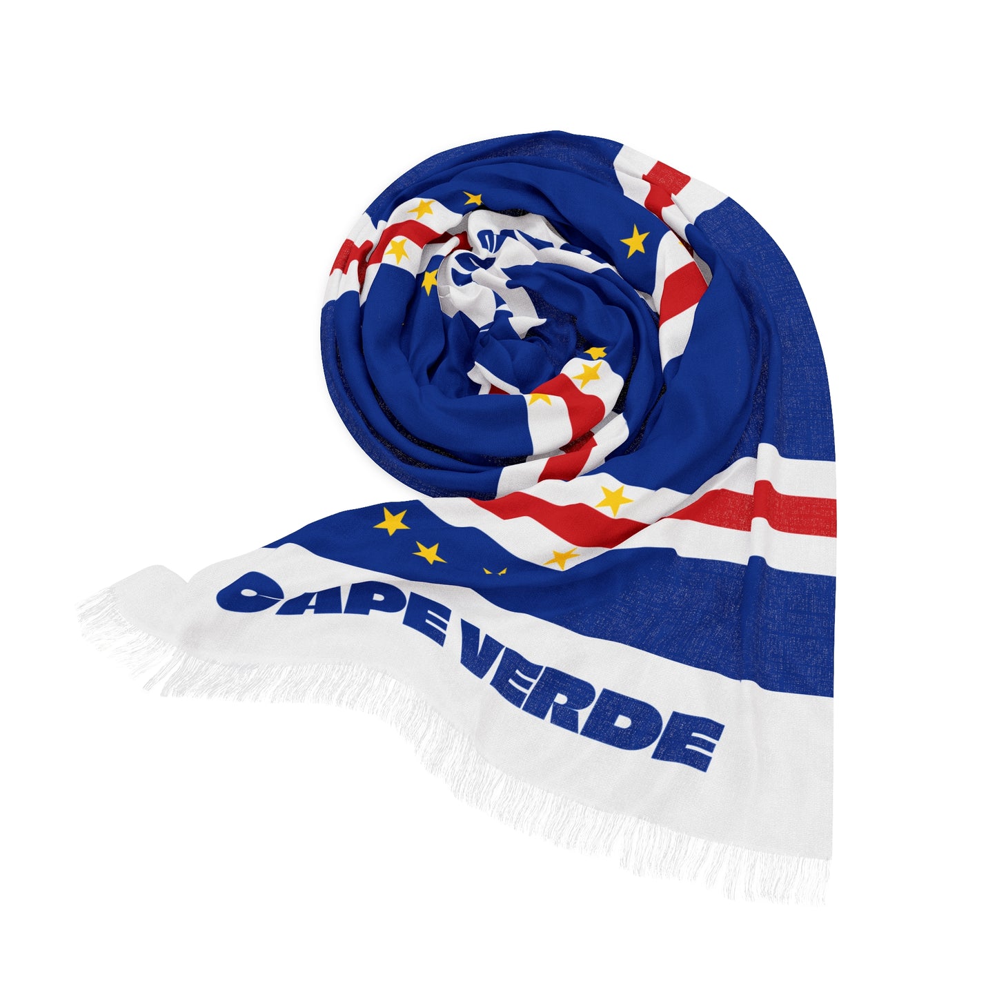 Cape Verde Soccer Scarf - Cape Verde Football Supporter Scarf with Flag (2026)