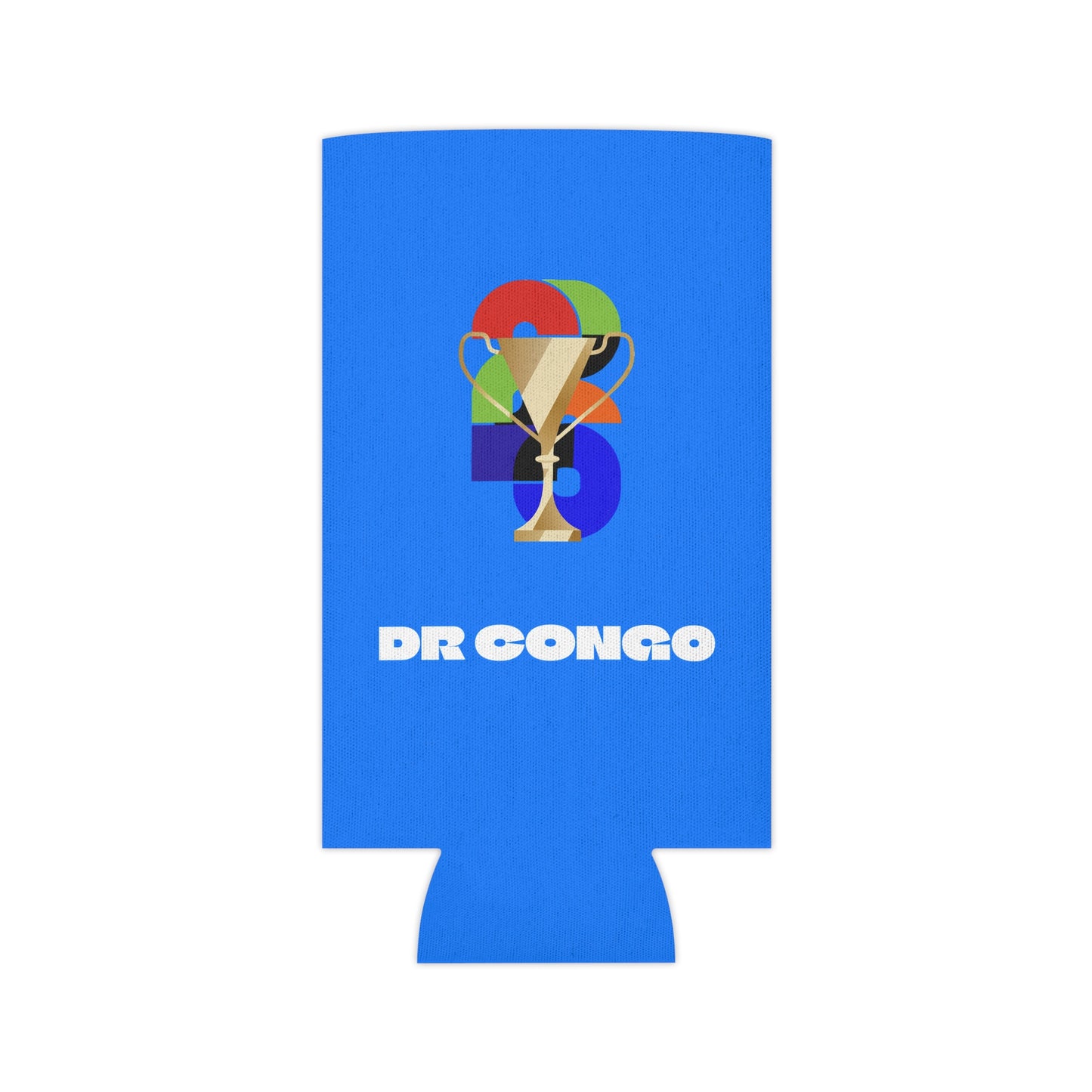 DR Congo Soccer Can Cooler - DR Congo Football Fan Koozie for Game Day (2026)