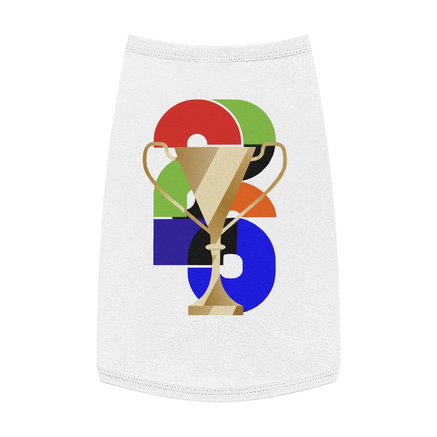 Soccer Dog Tank Top - Football Pet Tee with 2026 Trophy for Game Day & Watch Parties