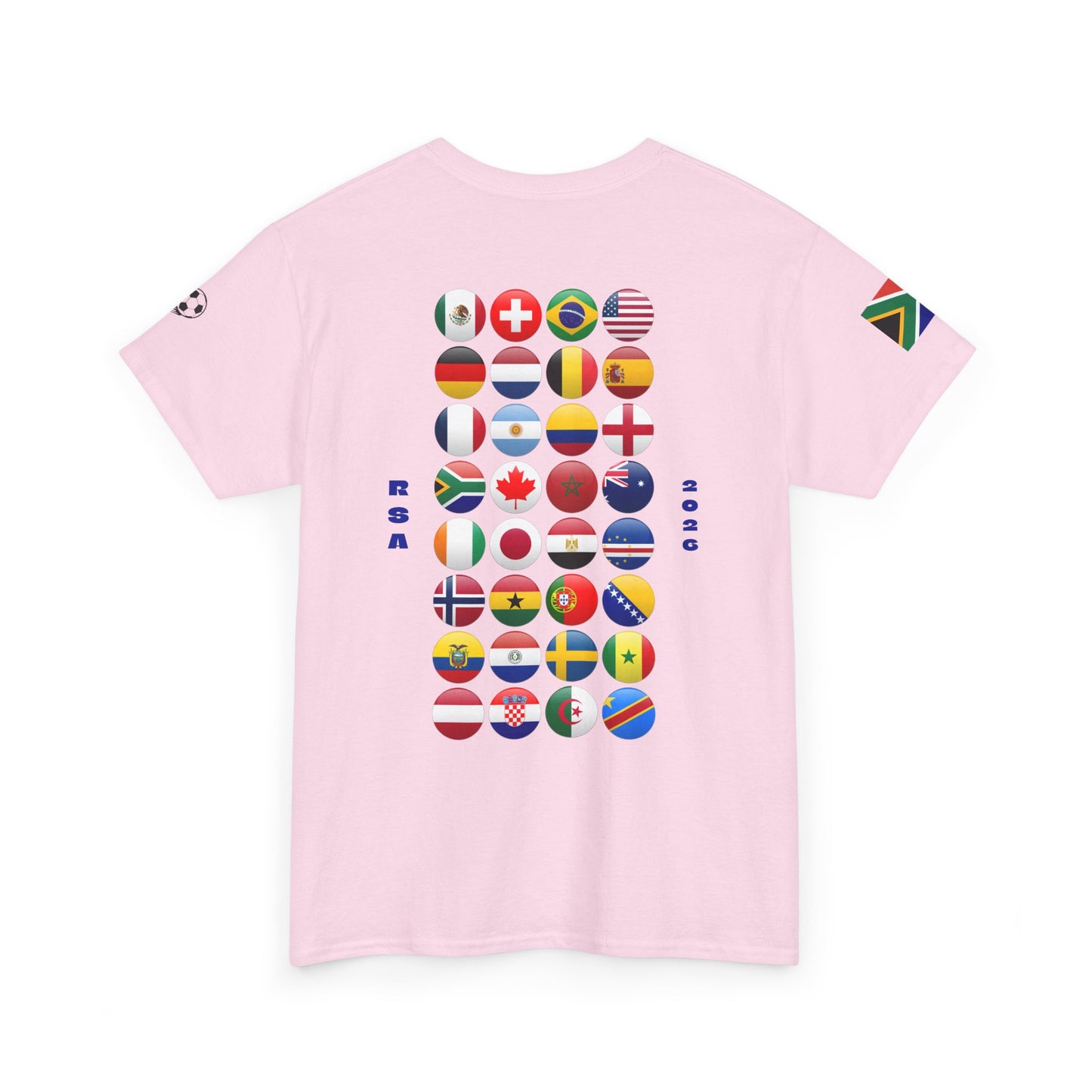 South Africa Football T-Shirt - Unisex South Africa Soccer Fan Tee with Flag (2026)