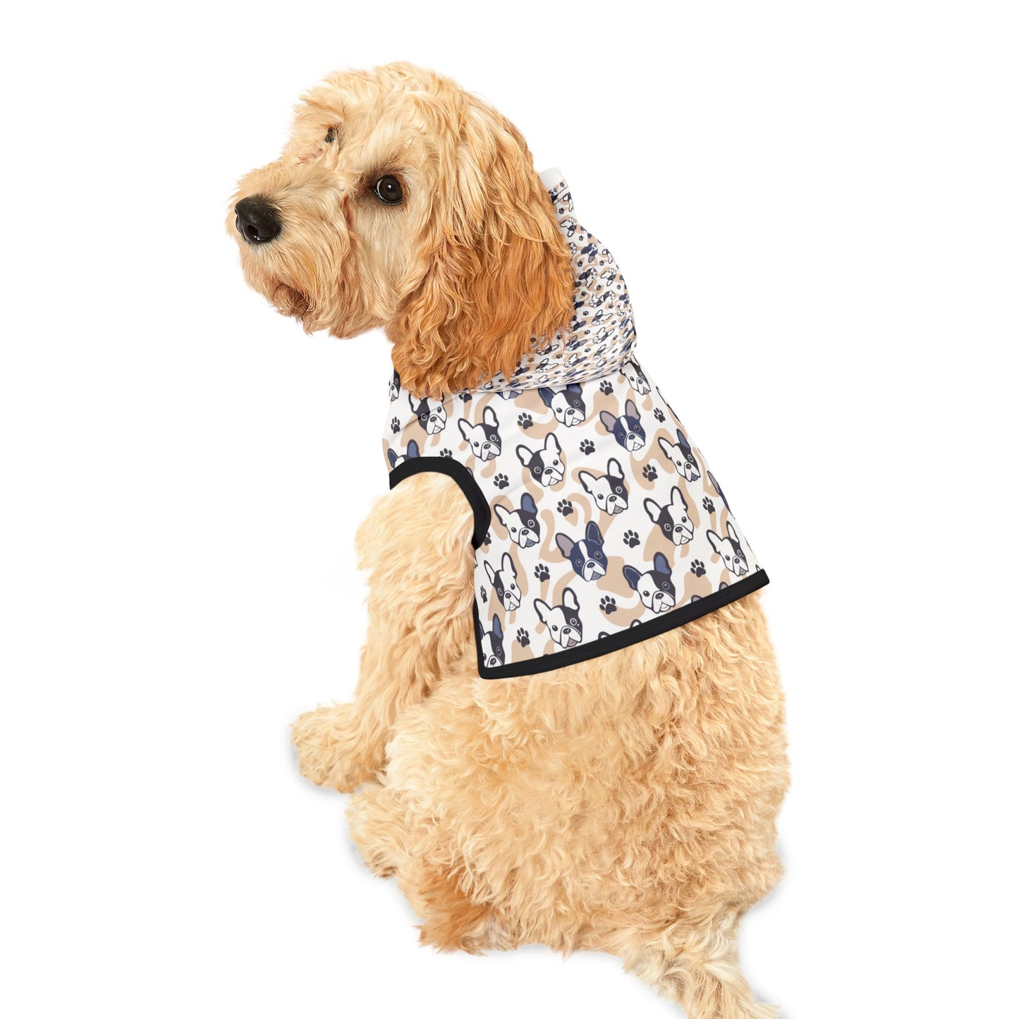 Frenchie Dog Hoodie for Pets, Adorable Puppy Sweater, Perfect for Pet Lovers, Stylish Dog Apparel, Ideal Gift for Pets