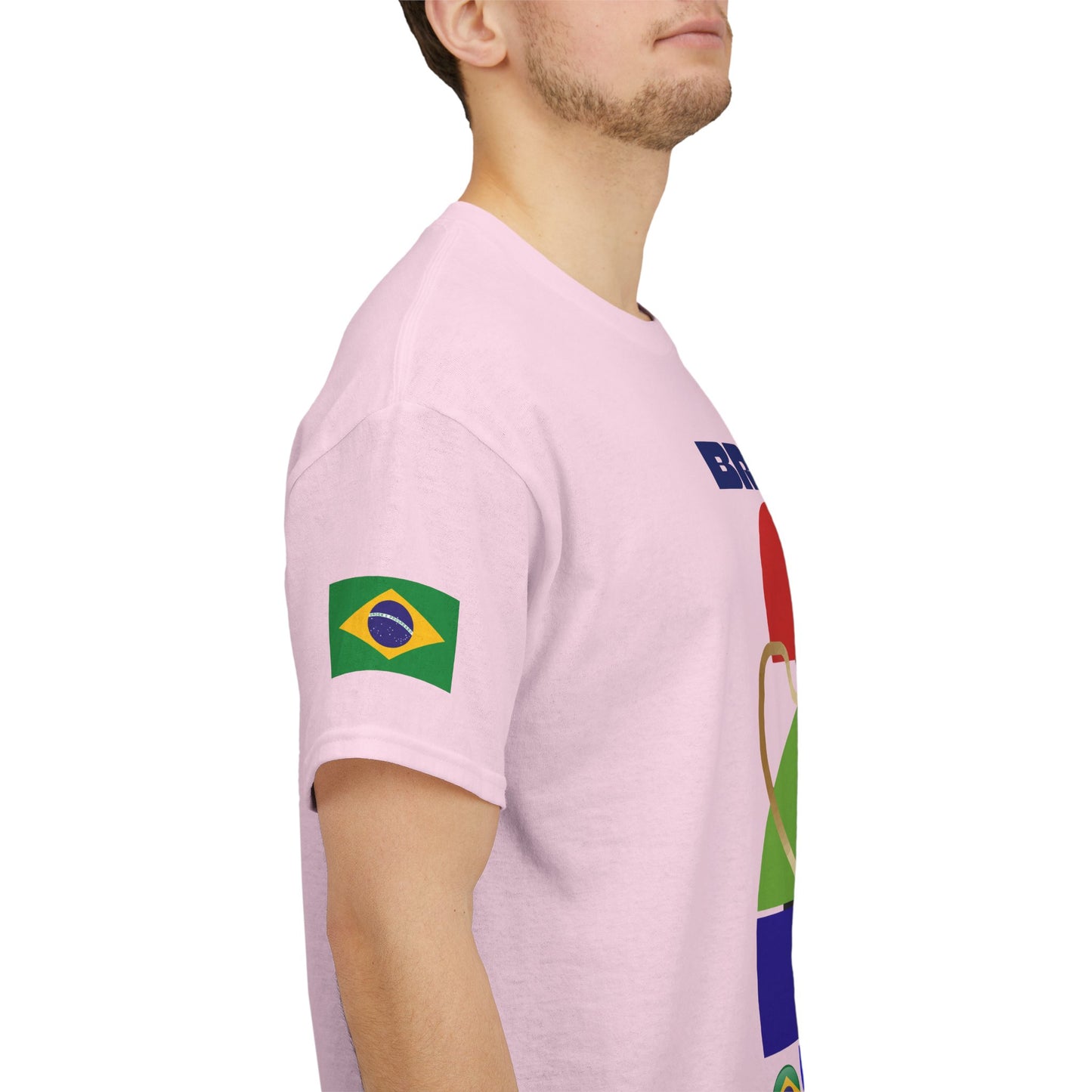 Brazil Football T-Shirt - Unisex Brazil Soccer Fan Tee with Flag (2026)