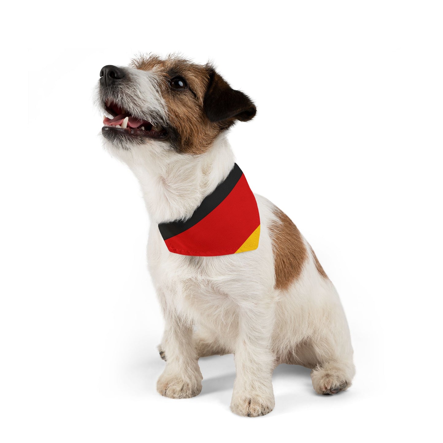 Germany Soccer Dog Bandana — German Flag Snap-On Pet Bandana, Fan Gear