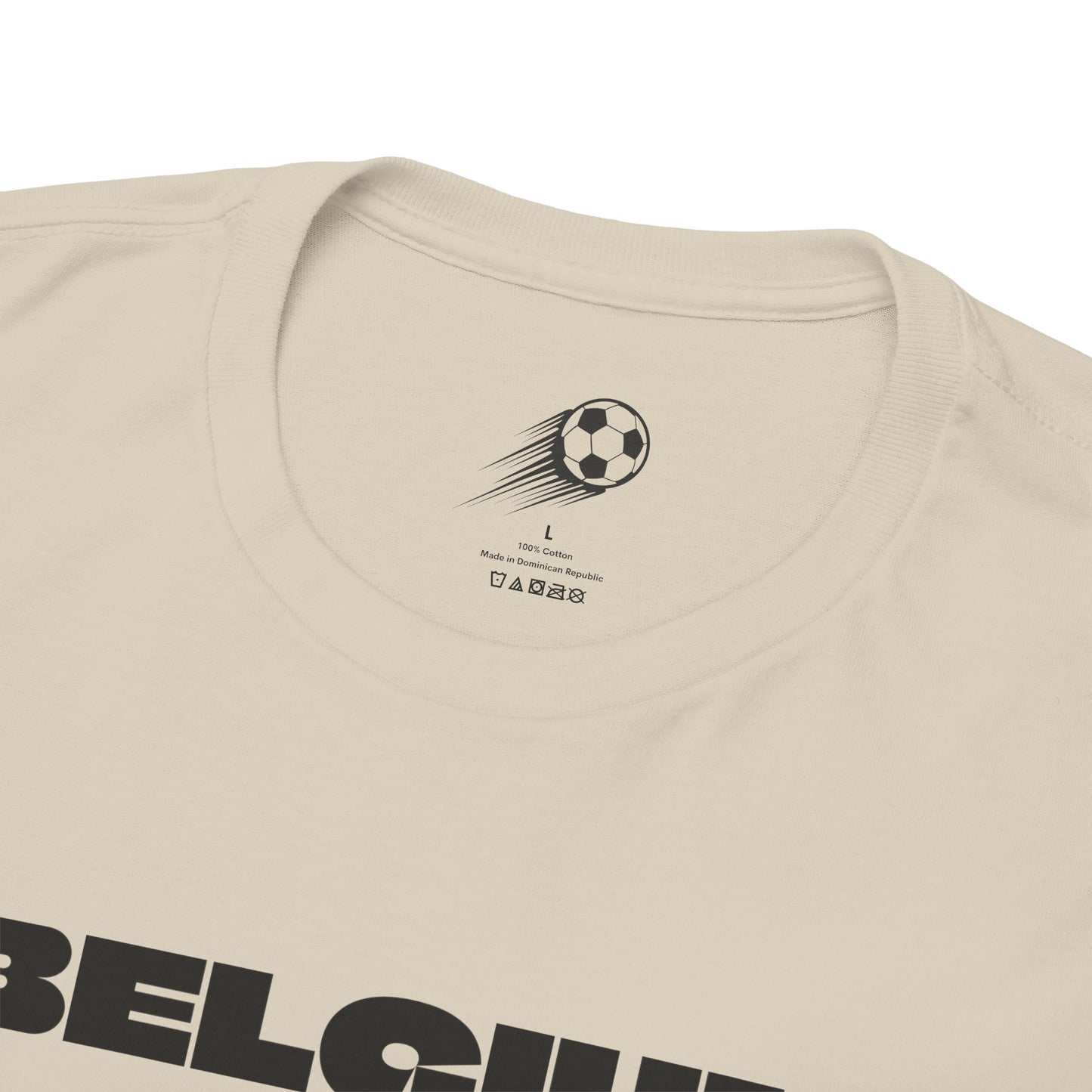 Belgium Football T-Shirt - Unisex Belgium Soccer Fan Tee with Flag (2026)
