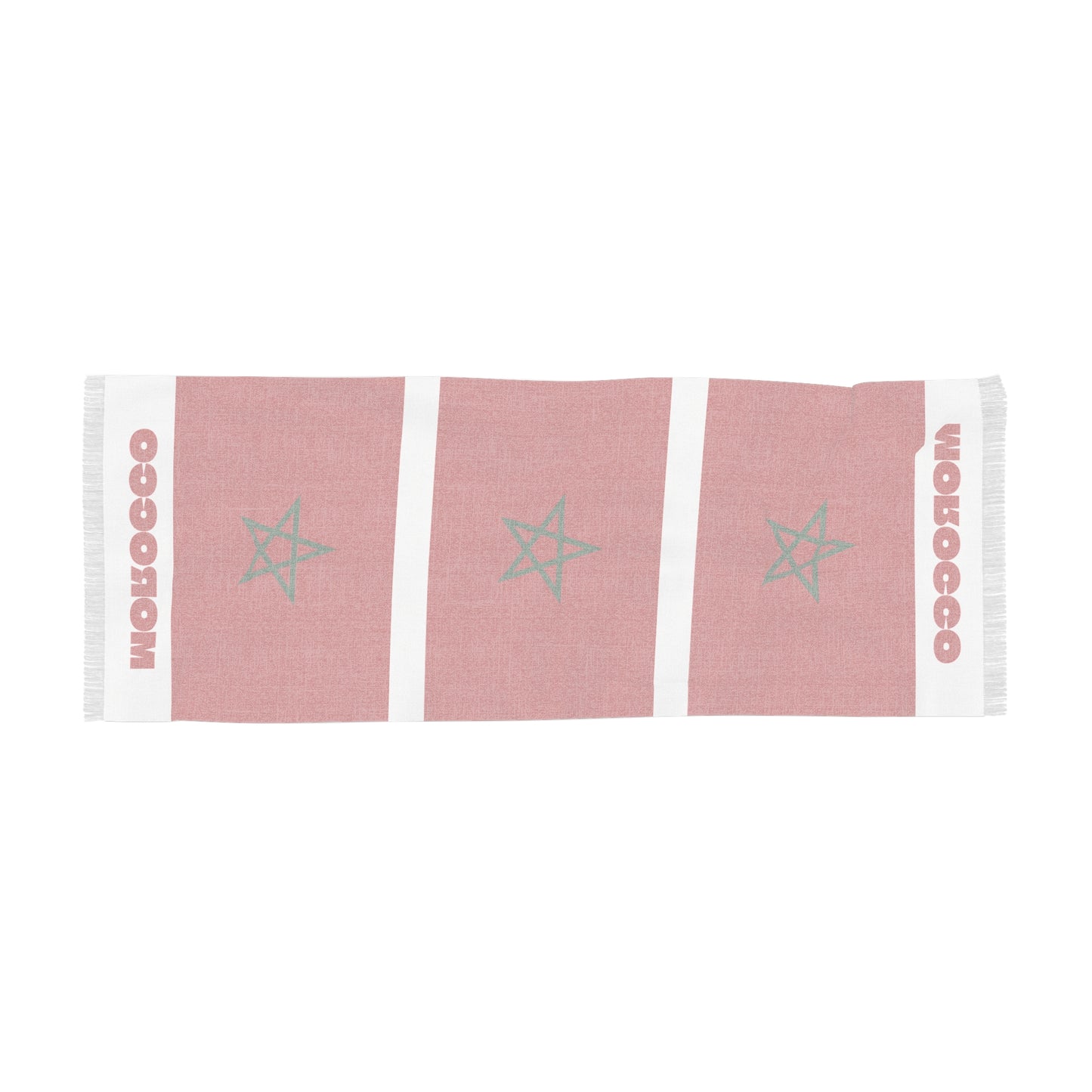 Morocco Soccer Scarf - Morocco Football Supporter Scarf with Flag (2026)