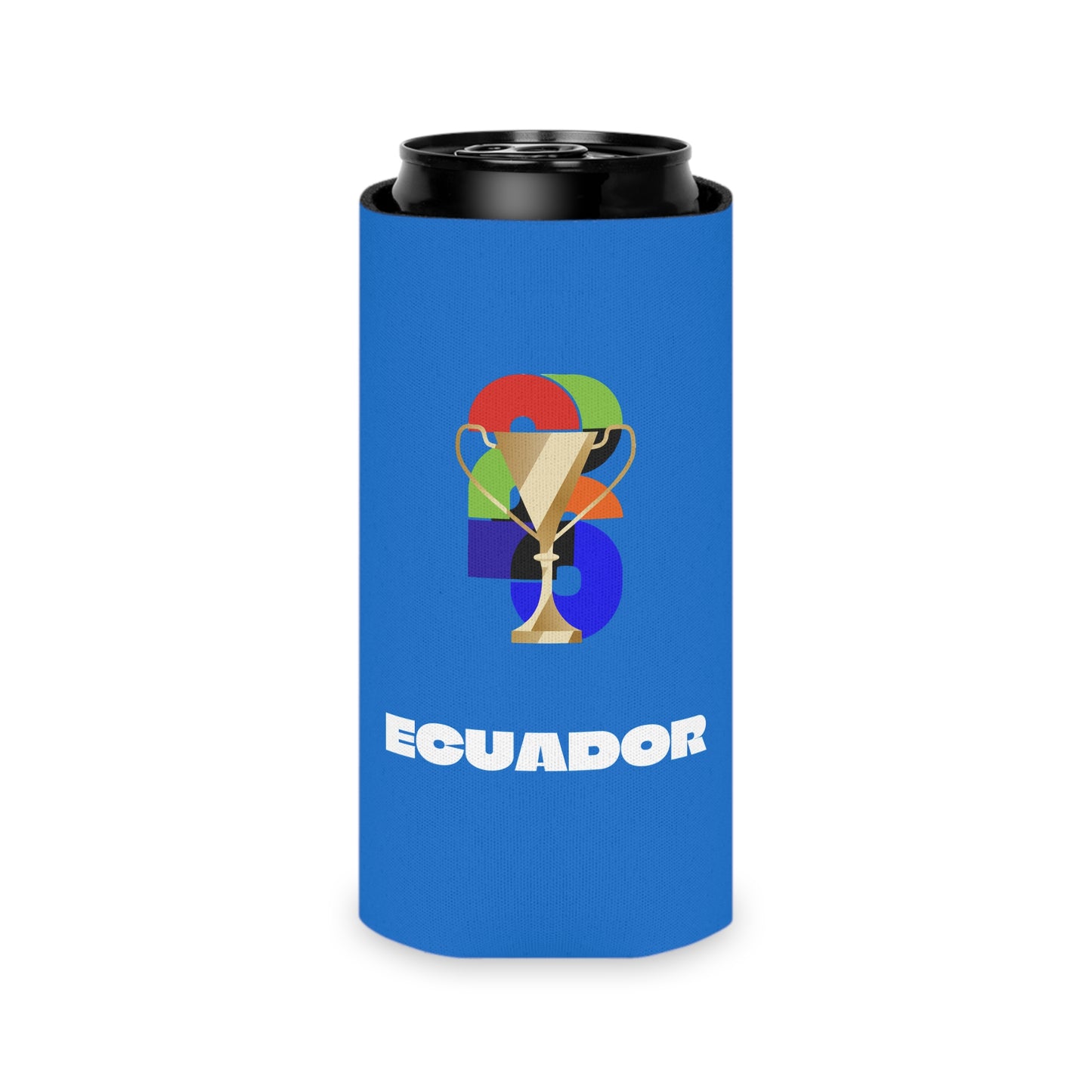 Ecuador Soccer Can Cooler - Ecuador Football Fan Koozie for Game Day (2026)