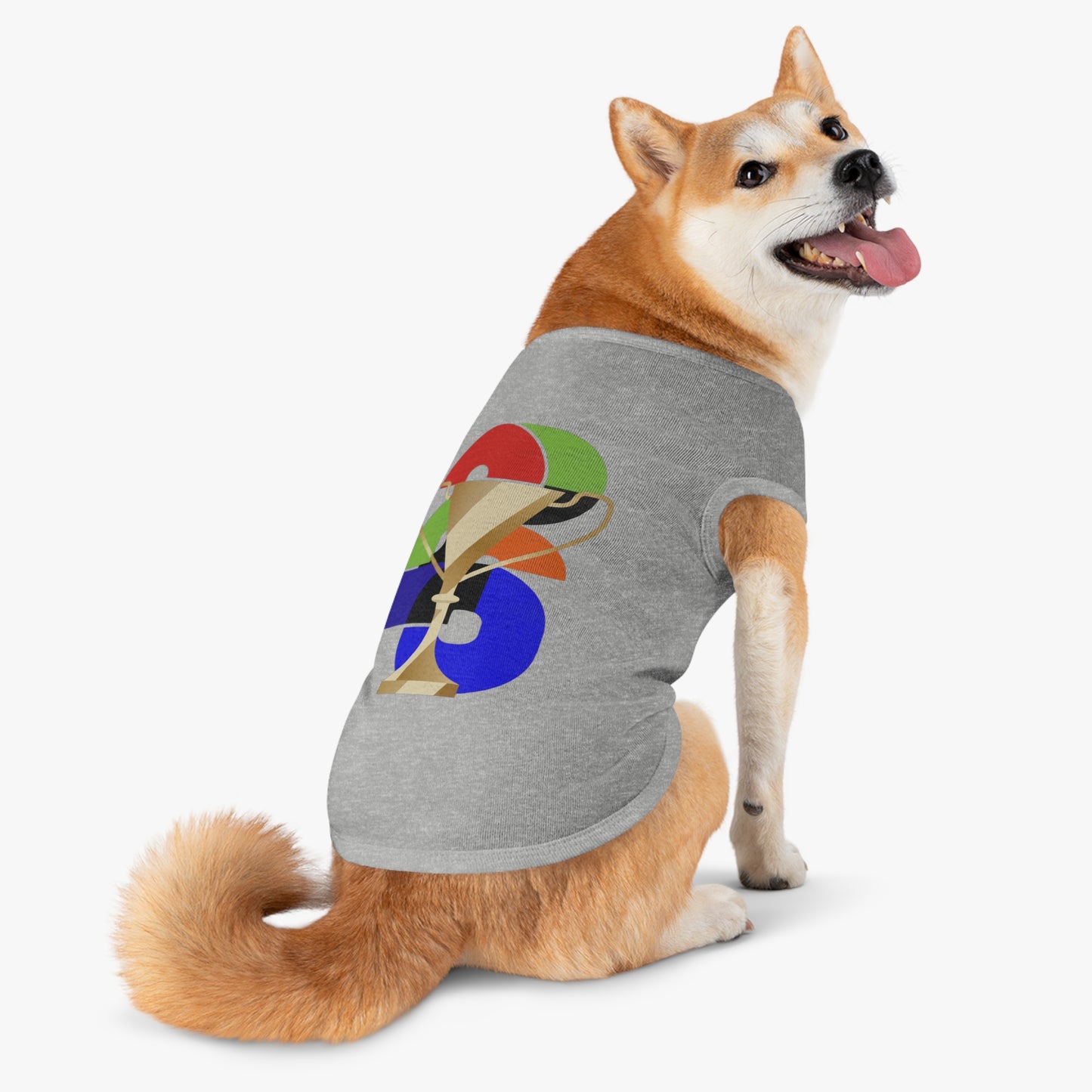 Soccer Dog Tank Top - Football Pet Tee with 2026 Trophy for Game Day & Watch Parties