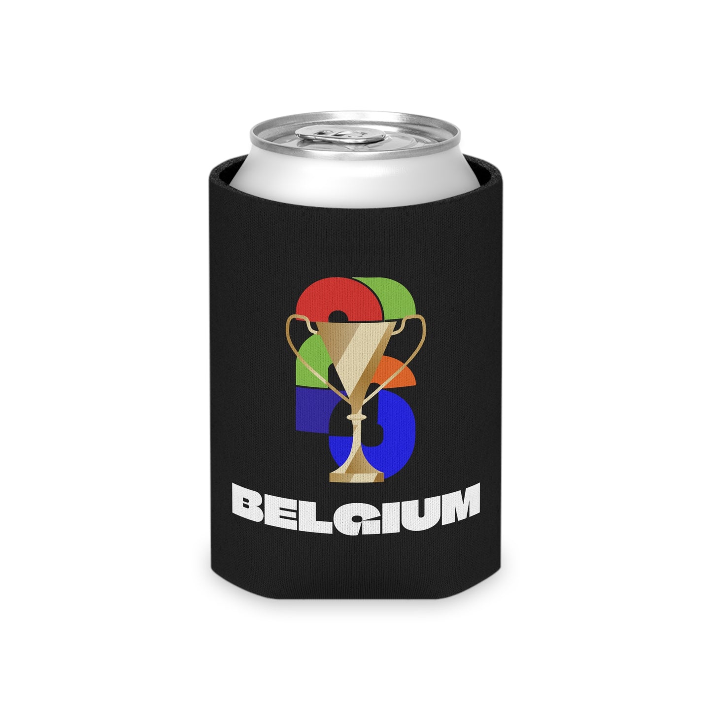 Belgium Soccer Can Cooler - Belgium Football Fan Koozie for Game Day (2026)