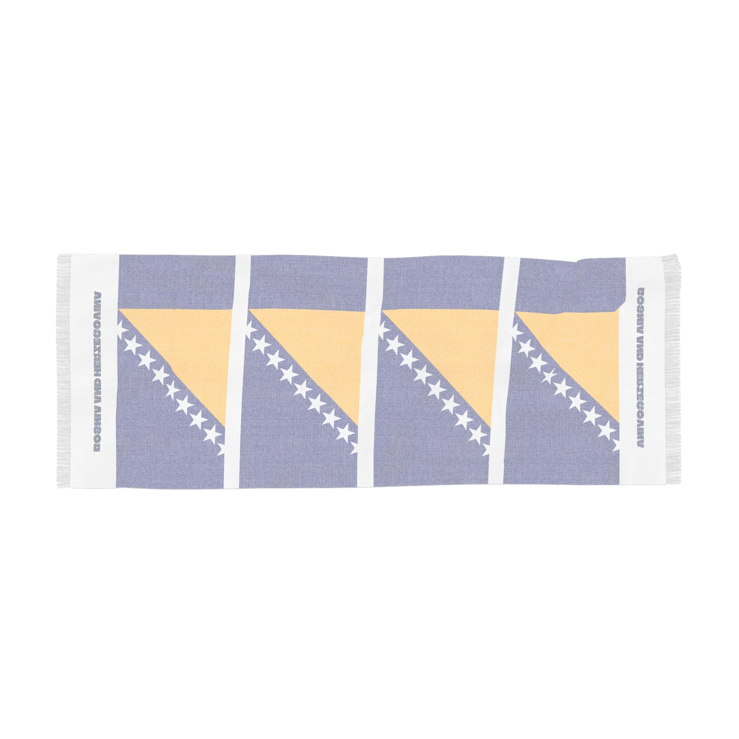 Bosnia and Herzegovina Soccer Scarf - Bosnia and Herzegovina Football Supporter Scarf with Flag (2026)