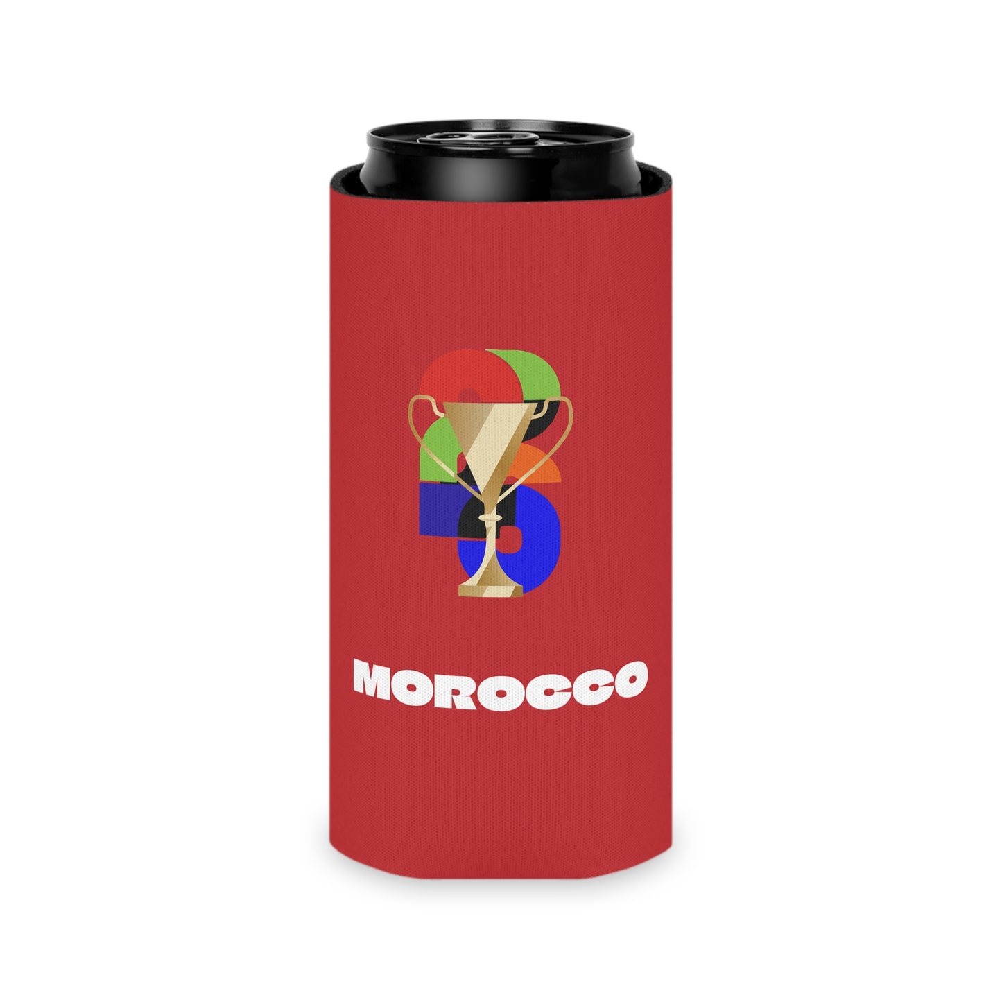Morocco Soccer Can Cooler - Morocco Football Fan Koozie for Game Day (2026)
