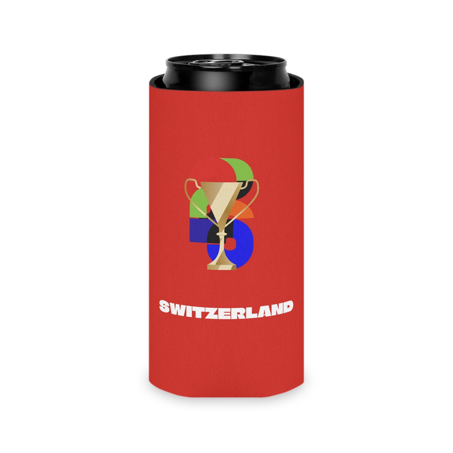 Switzerland Soccer Can Cooler - Switzerland Football Fan Koozie for Game Day (2026)