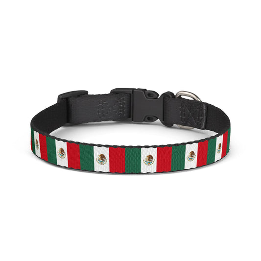 Mexico Soccer Dog Collar — Flag Clip-On Pet Collar