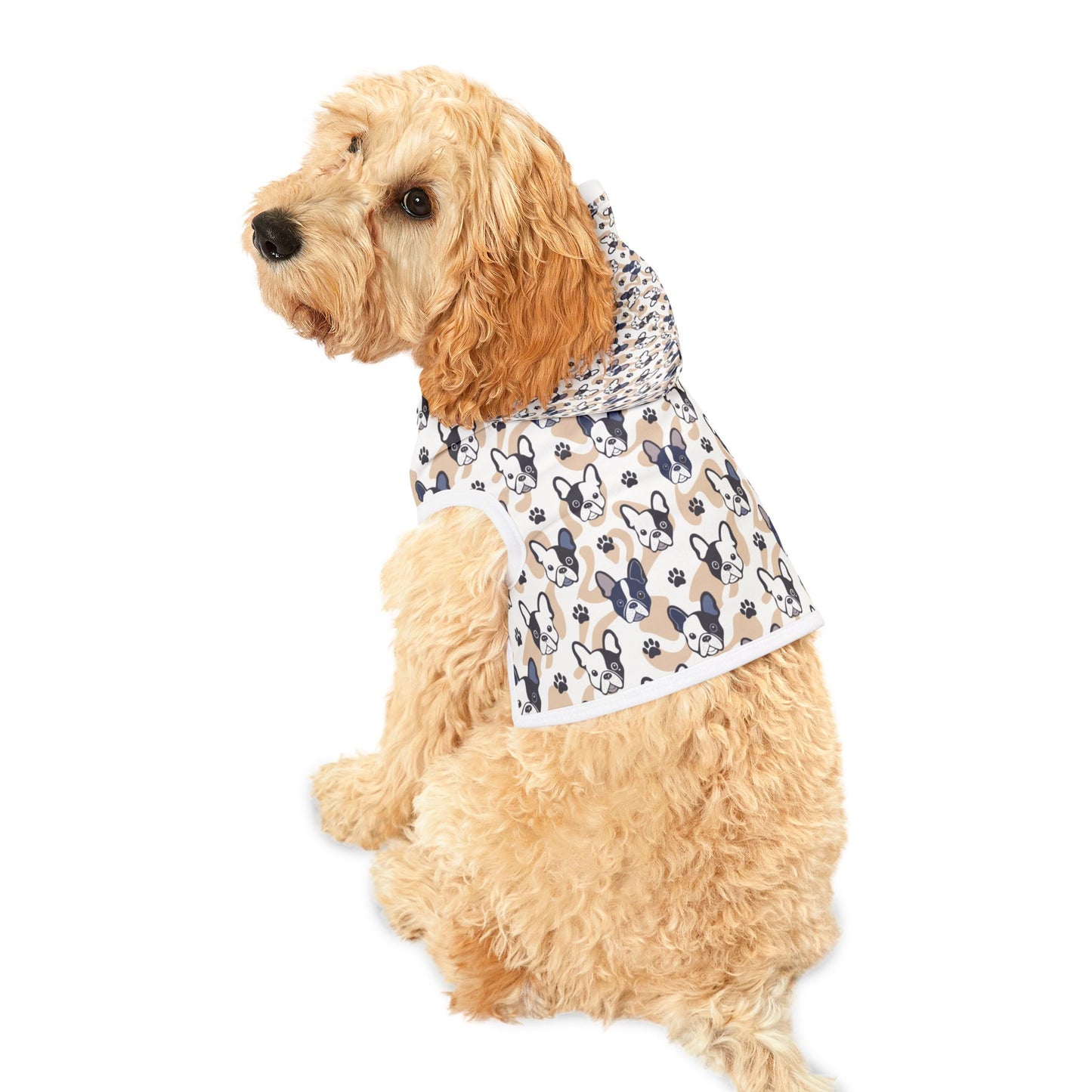 Frenchie Dog Hoodie for Pets, Adorable Puppy Sweater, Perfect for Pet Lovers, Stylish Dog Apparel, Ideal Gift for Pets