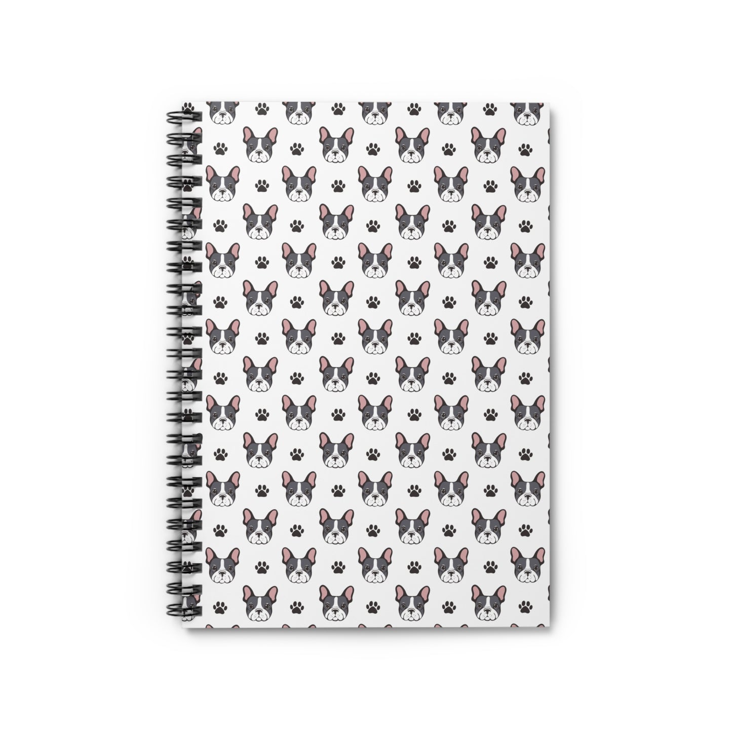 French Bulldog Spiral Notebook, Cute Dog Lover Journal, Pet Memory Book, School Supplies, Birthday Gift for Dog Owners
