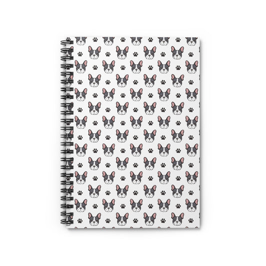 French Bulldog Spiral Notebook, Cute Dog Lover Journal, Pet Memory Book, School Supplies, Birthday Gift for Dog Owners