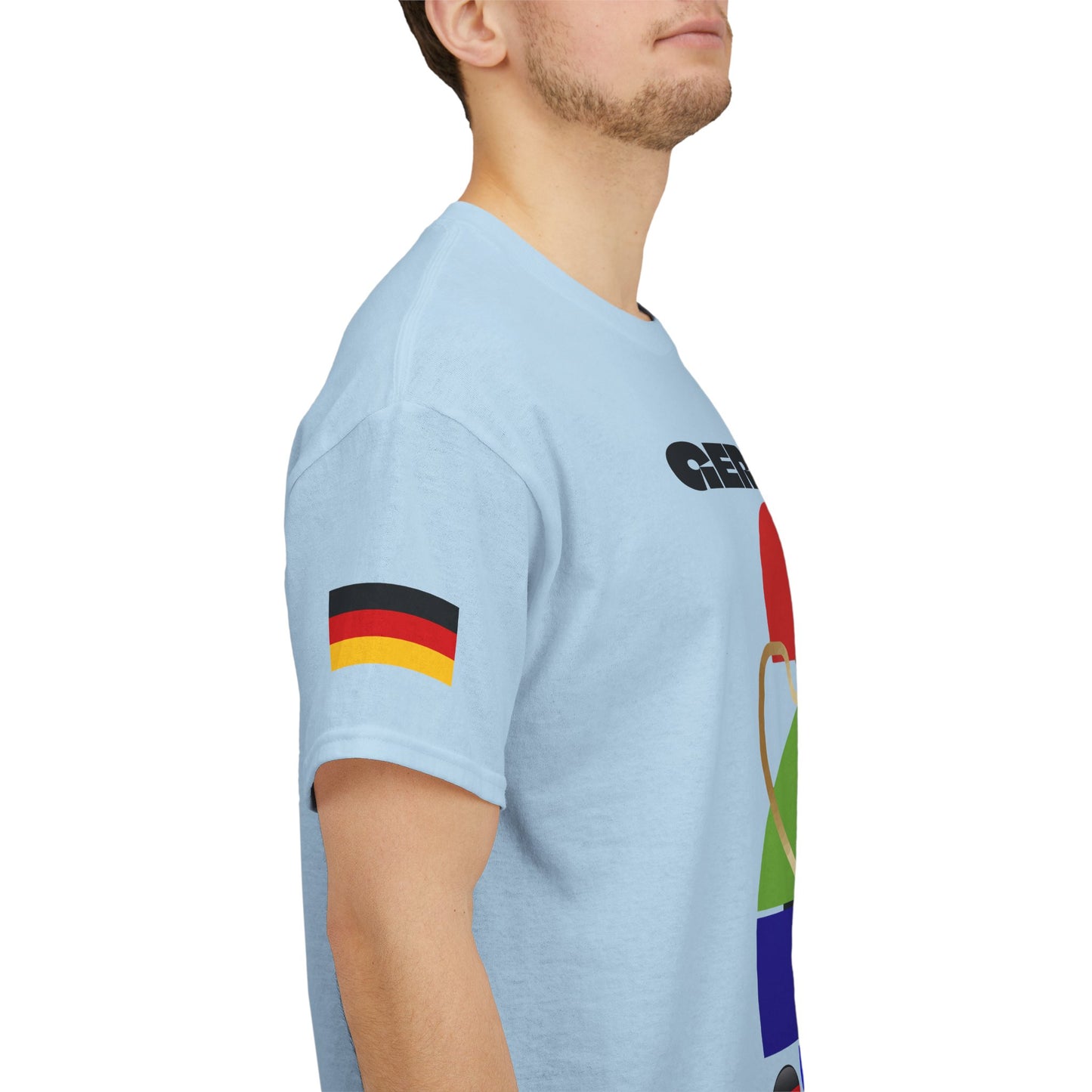 Germany Football T-Shirt - Unisex Germany Soccer Fan Tee with Flag (2026)