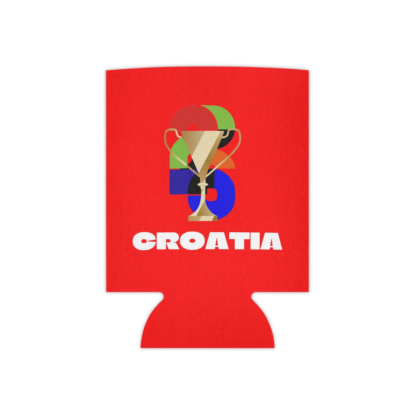 Croatia Soccer Can Cooler - Croatia Football Fan Koozie for Game Day (2026)