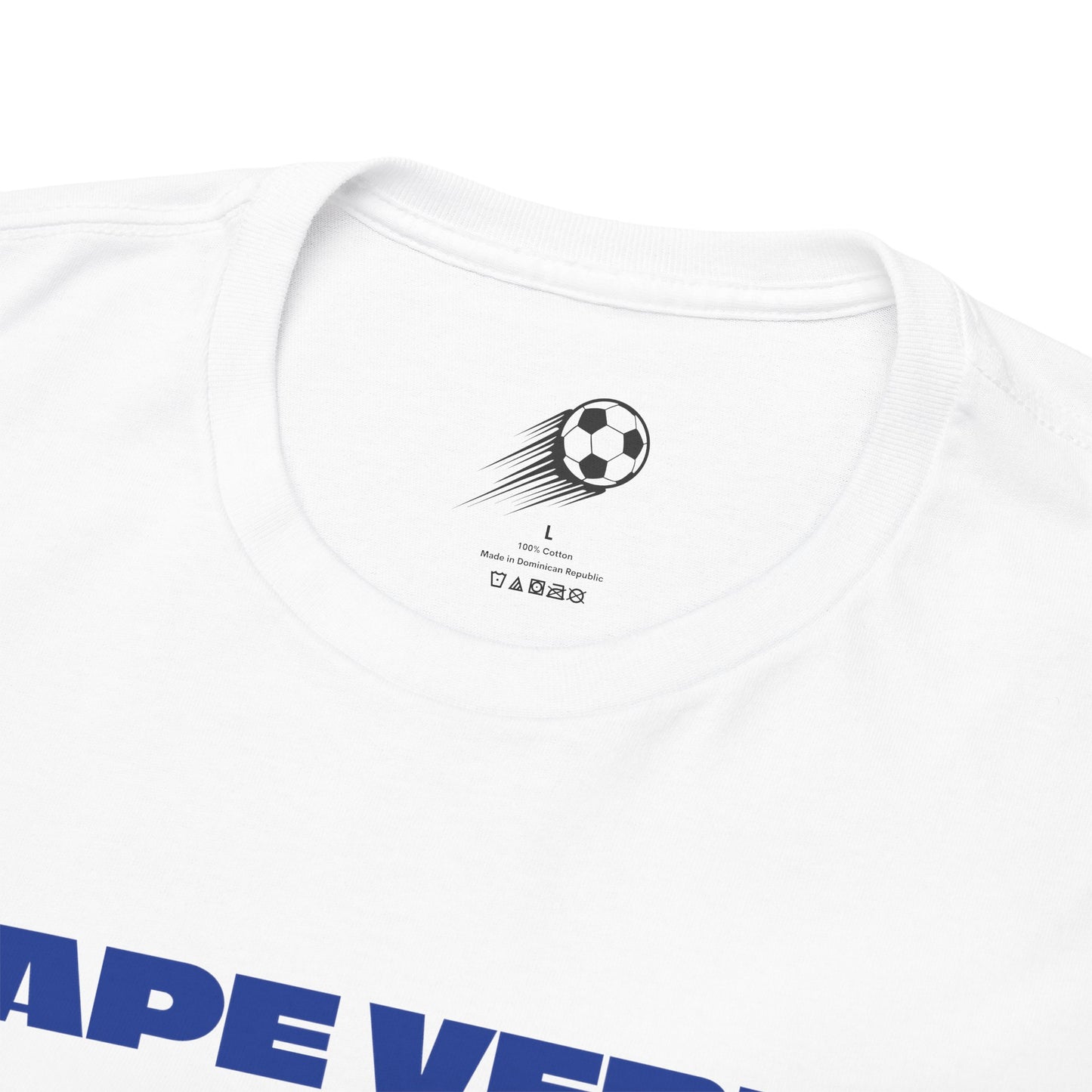 Cape Verde Football T-Shirt - Unisex Cape Verde Soccer Fan Tee with Flag (2026)