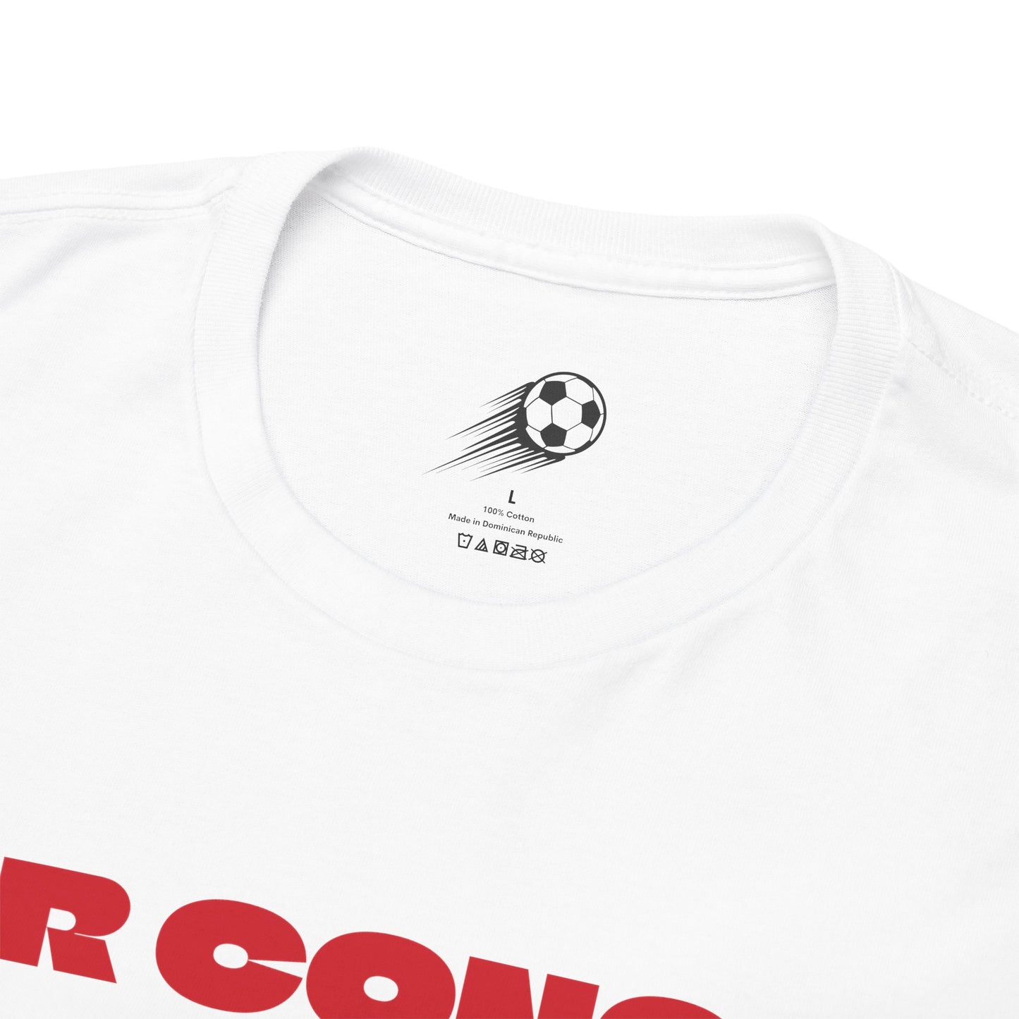 DR Congo Football T-Shirt - Unisex DR Congo Soccer Fan Tee with Flag (2026)