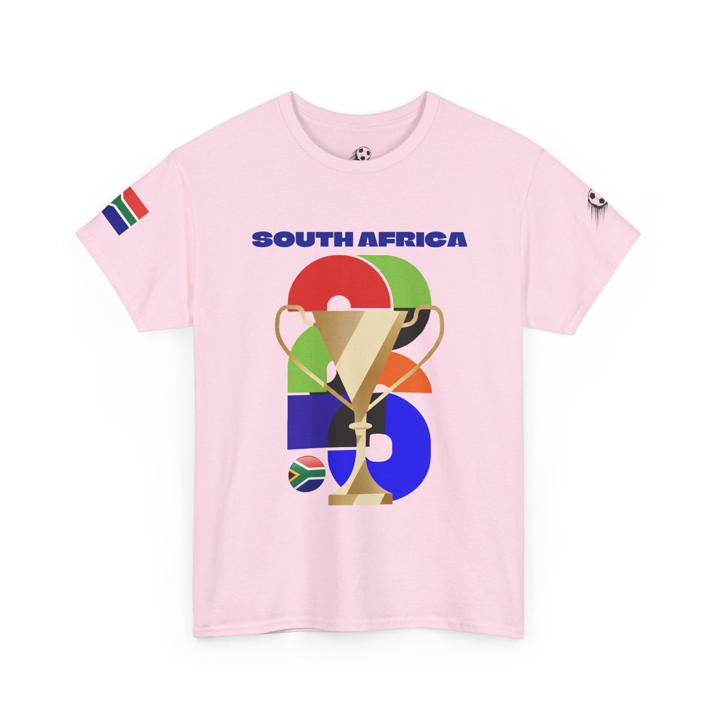 South Africa Football T-Shirt - Unisex South Africa Soccer Fan Tee with Flag (2026)